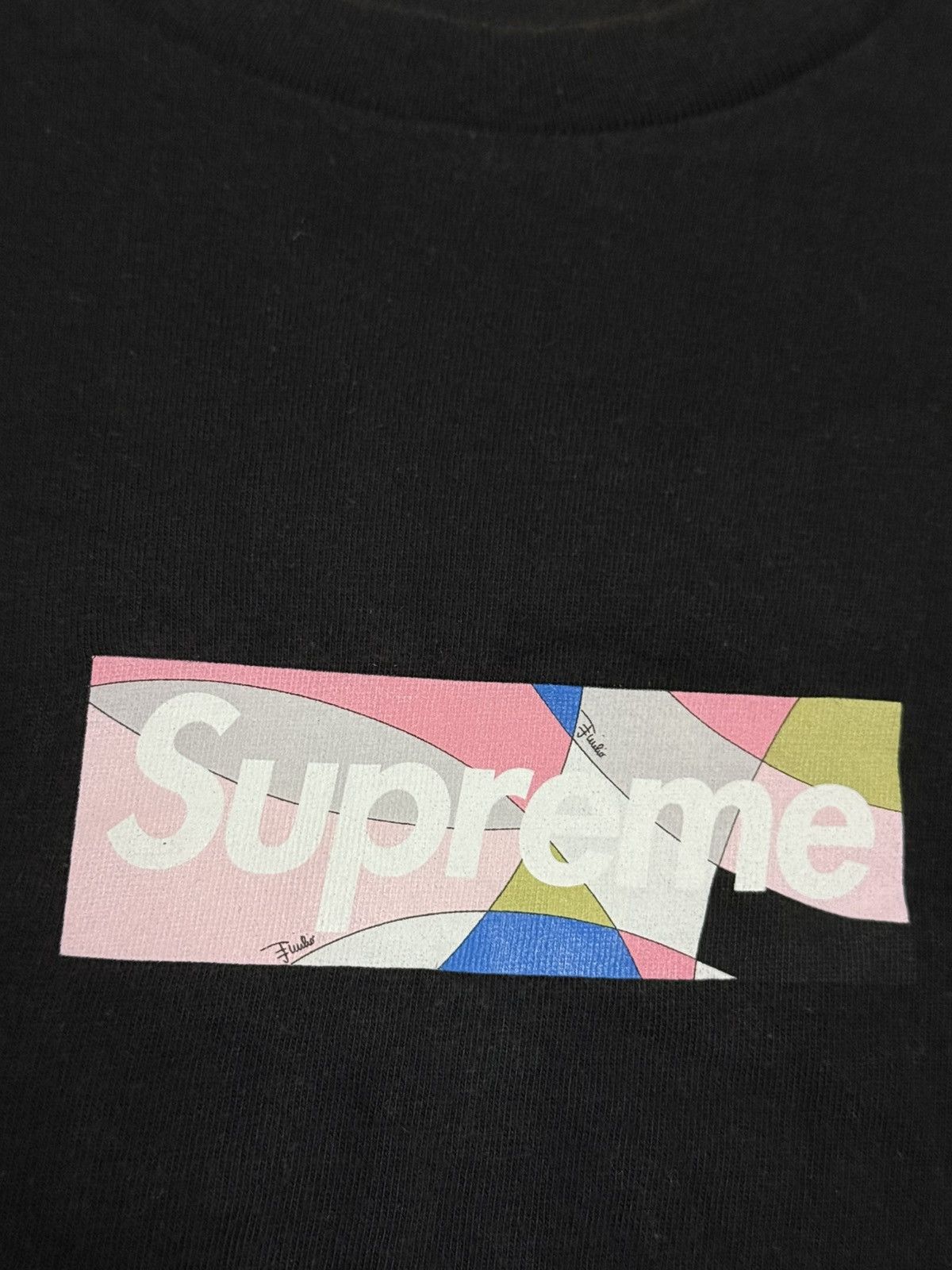 Supreme Supreme Emilio Pucci box logo tee T-shirt Size US L / EU 52-54 / 3 - 3 Thumbnail
