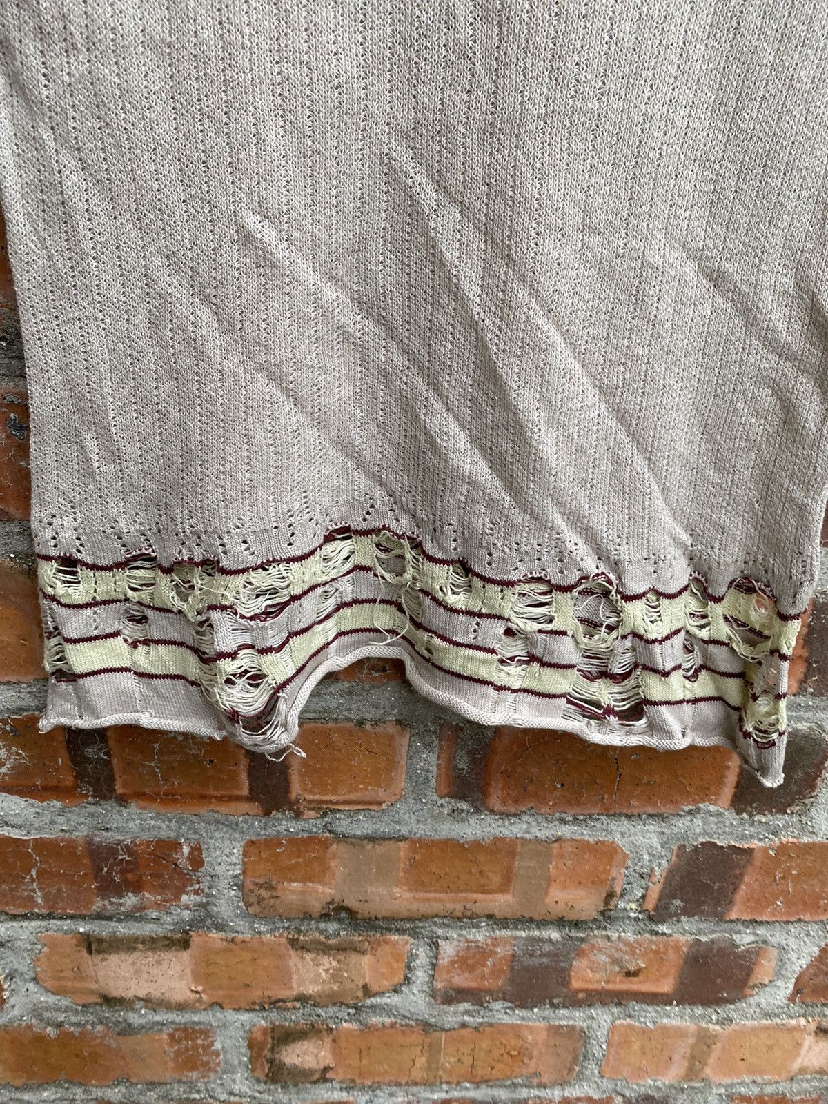 Maison MIHARA YASUHIRO SS03 Mummy Knit distresses Size US XS / EU 42 / 0 - 8 Thumbnail