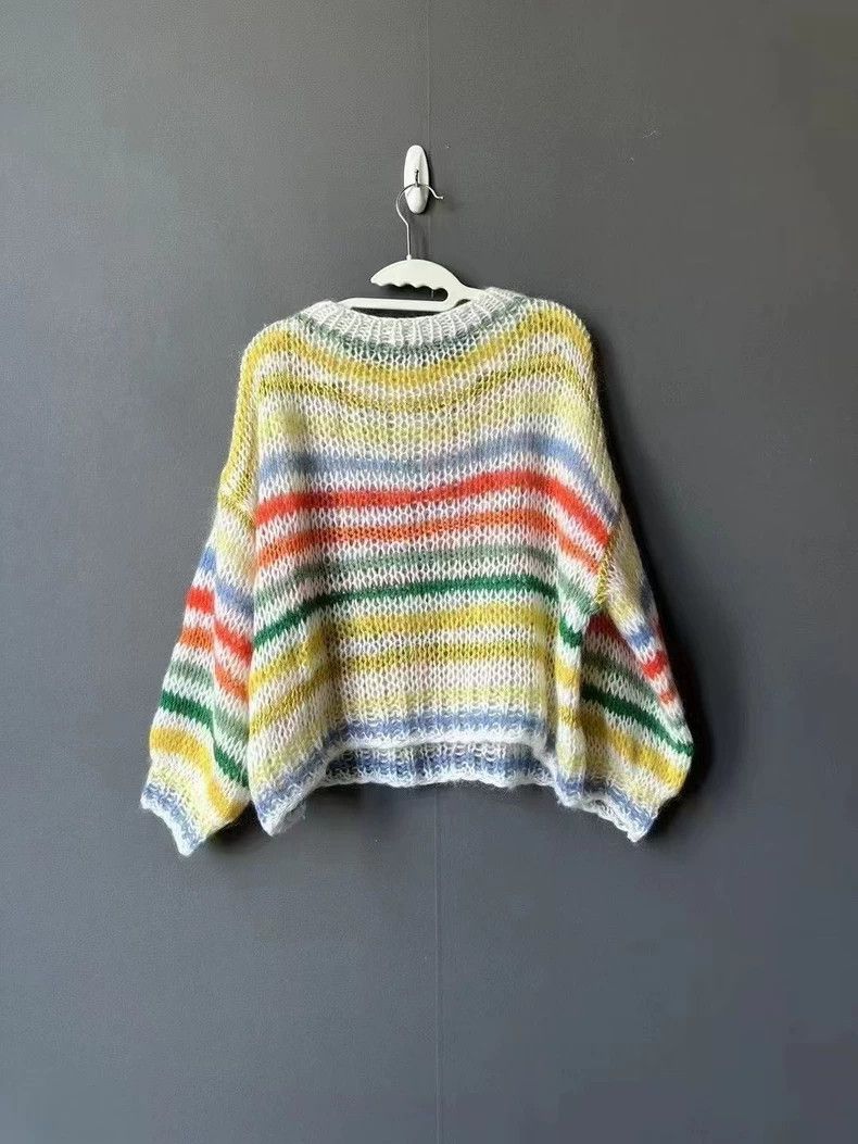 Loewe LOEWE Striped mohair sweater Size XS / US 0-2 / IT 36-38 - 2 Thumbnail