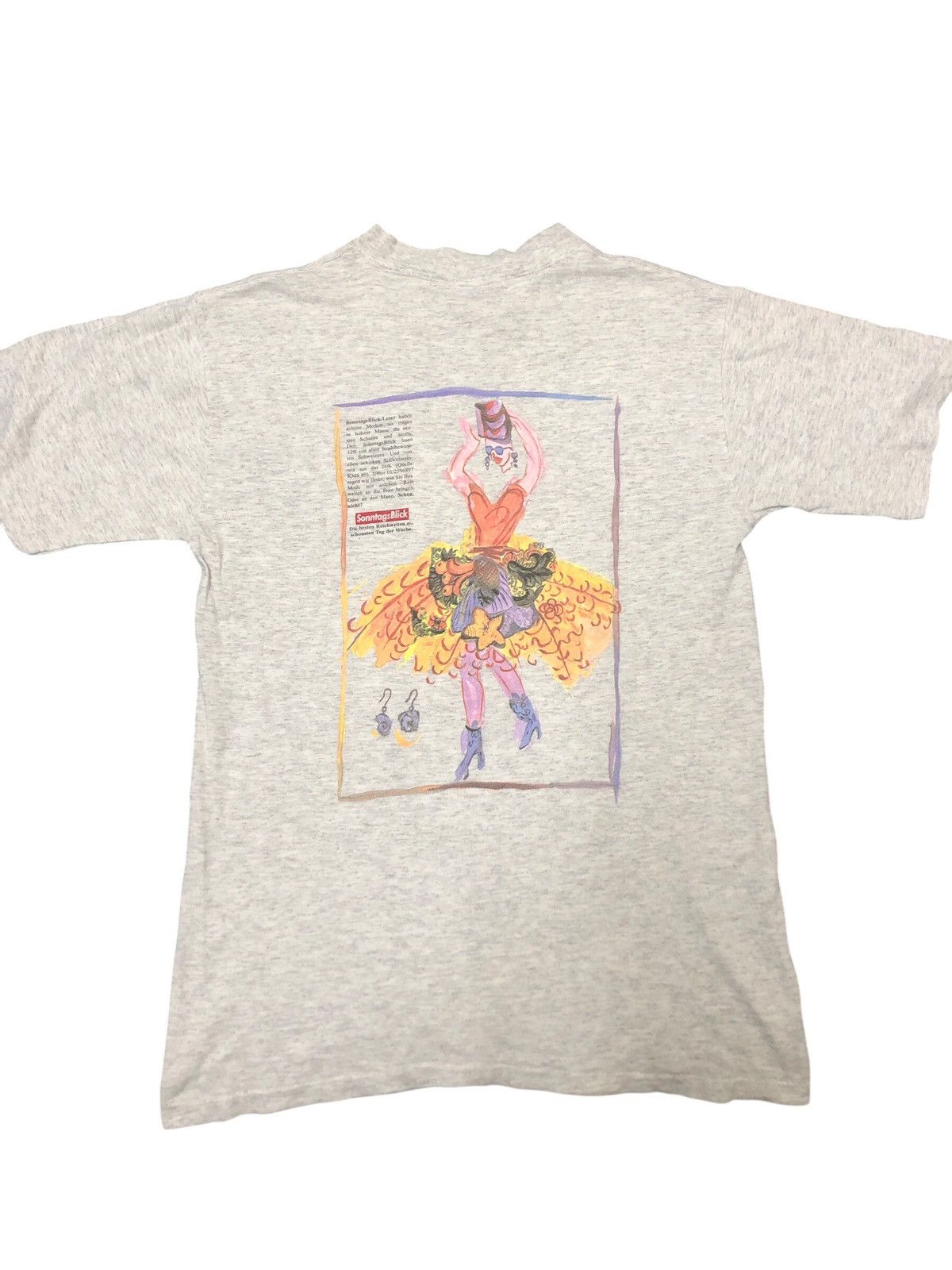 Vintage Vintage Sonntagblick Backhit T shirt Size US M / EU 48-50 / 2 - 1 Thumbnail