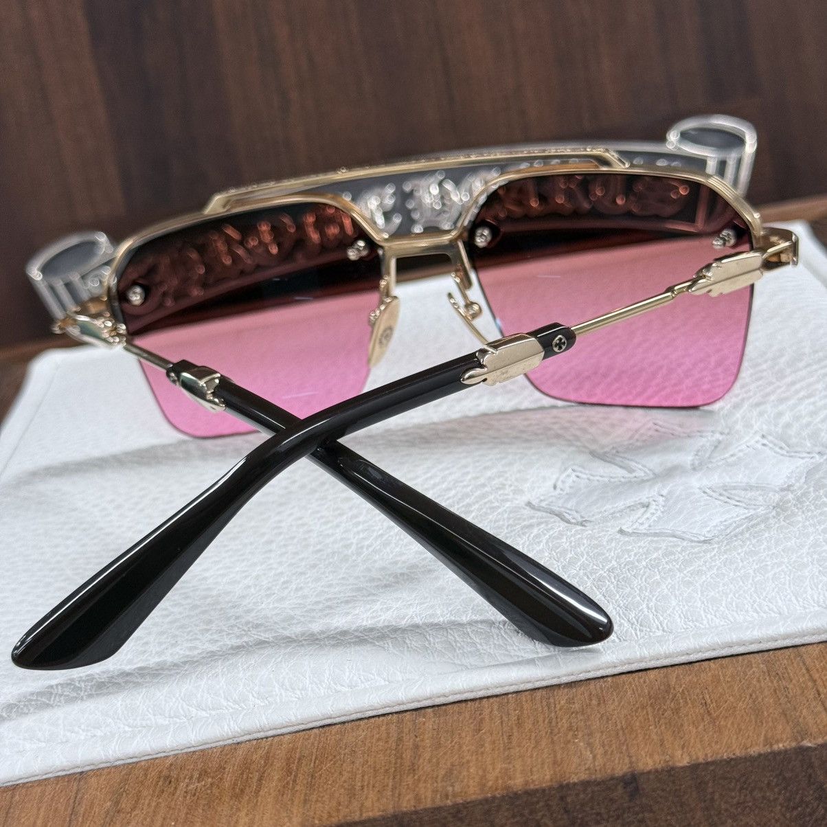 Chrome Hearts Chrome Hearts BI ESSEM 1/1 ‘Pink Ombre’ Sunglasses Size ONE SIZE - 9 Thumbnail