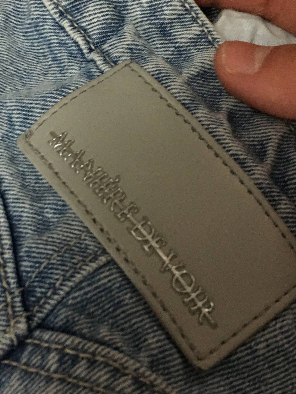 Designer × Japanese Brand × Maniere De Vior Manière De Voir Artistic Embroidered Jeans – UK Size 10 Size 28" / US 6 / IT 42 - 6 Thumbnail