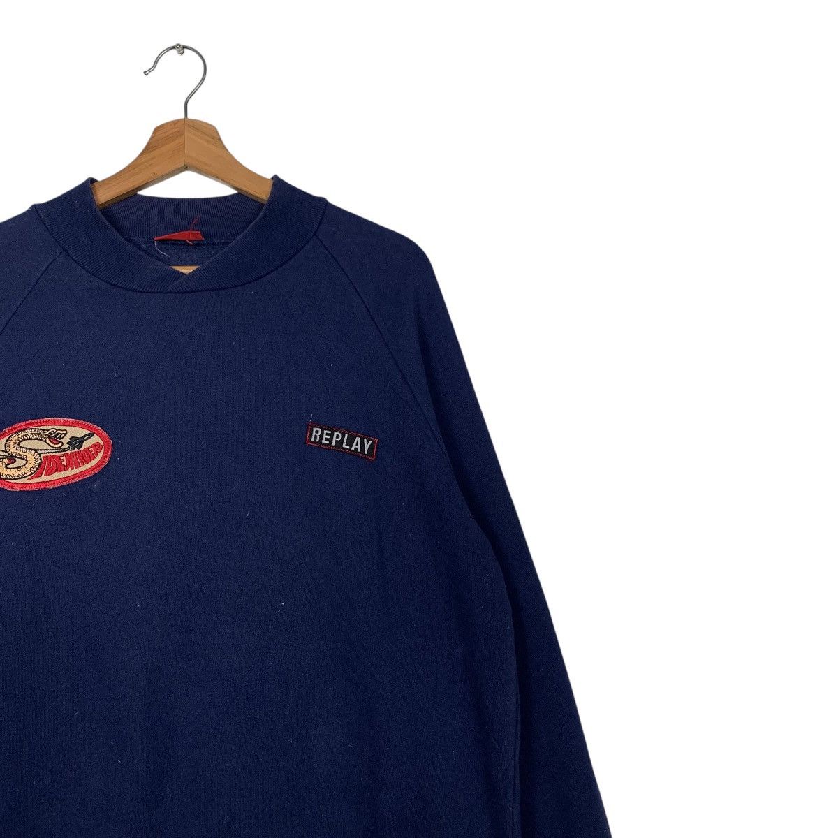 Replay REPLAY Sweatshirt Air Force Patches Sidewinder #1580-C71 Size US M / EU 48-50 / 2 - 5 Thumbnail