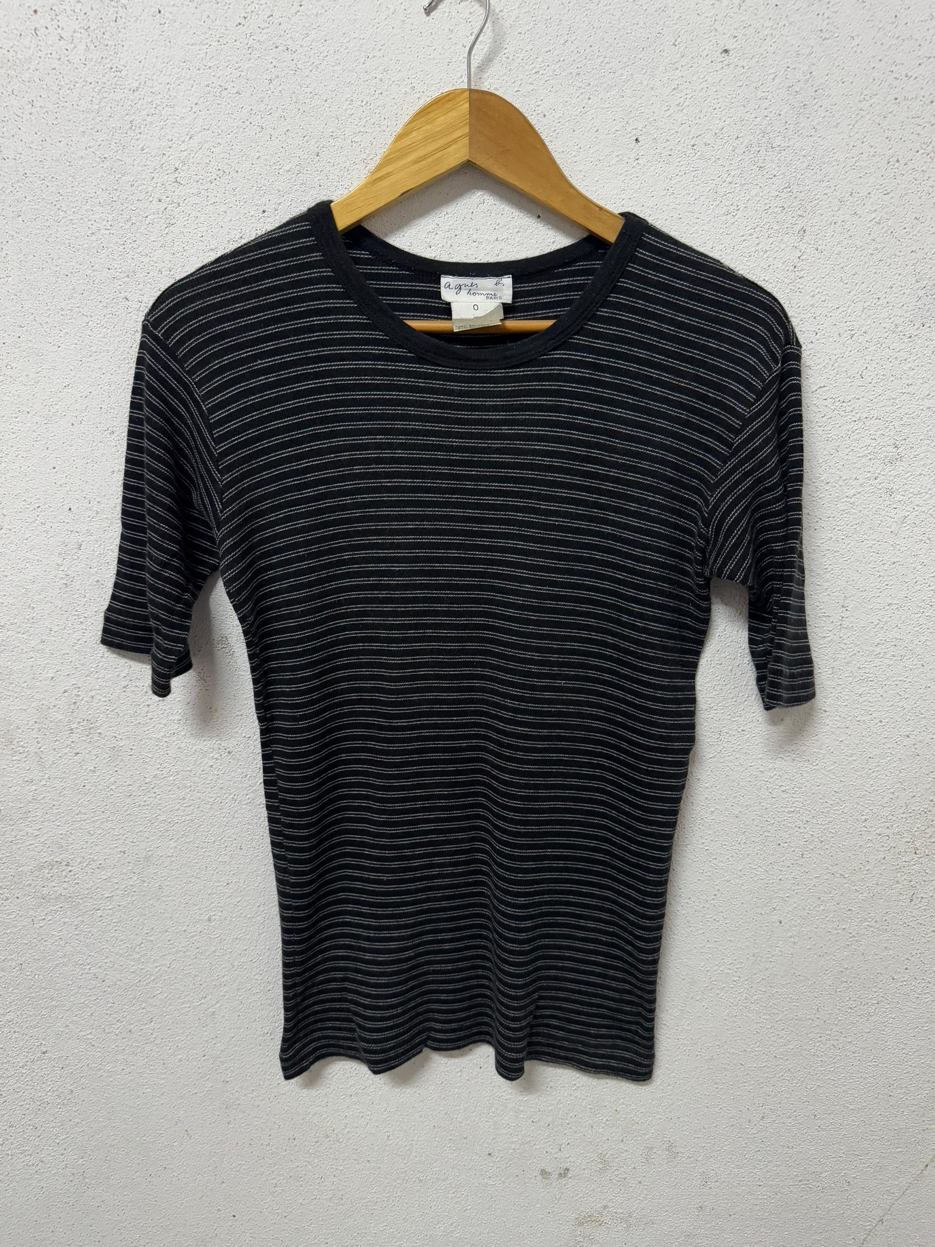agnes b. Agnes b stripes tee strecth cotton Size XS / US 0-2 / IT 36-38 - 1 Thumbnail
