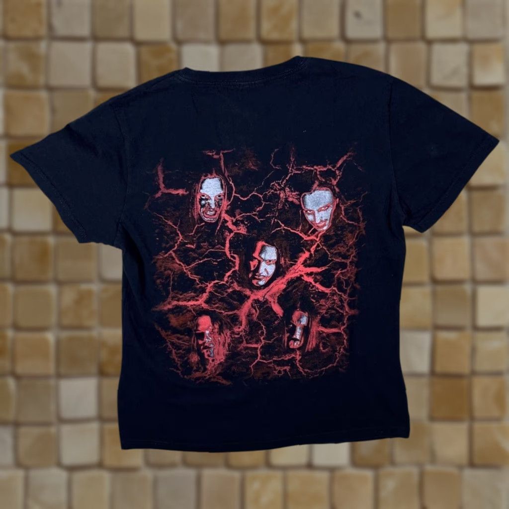 Fruit Of The Loom Amortez Graphic Spellout Black Death Heavy Metal Band T-Shirt Women’s XL Black Graphic Spellout Front Back T-Shirt Womens XL Size XL / US 12-14 / IT 48-50 - 1 Thumbnail