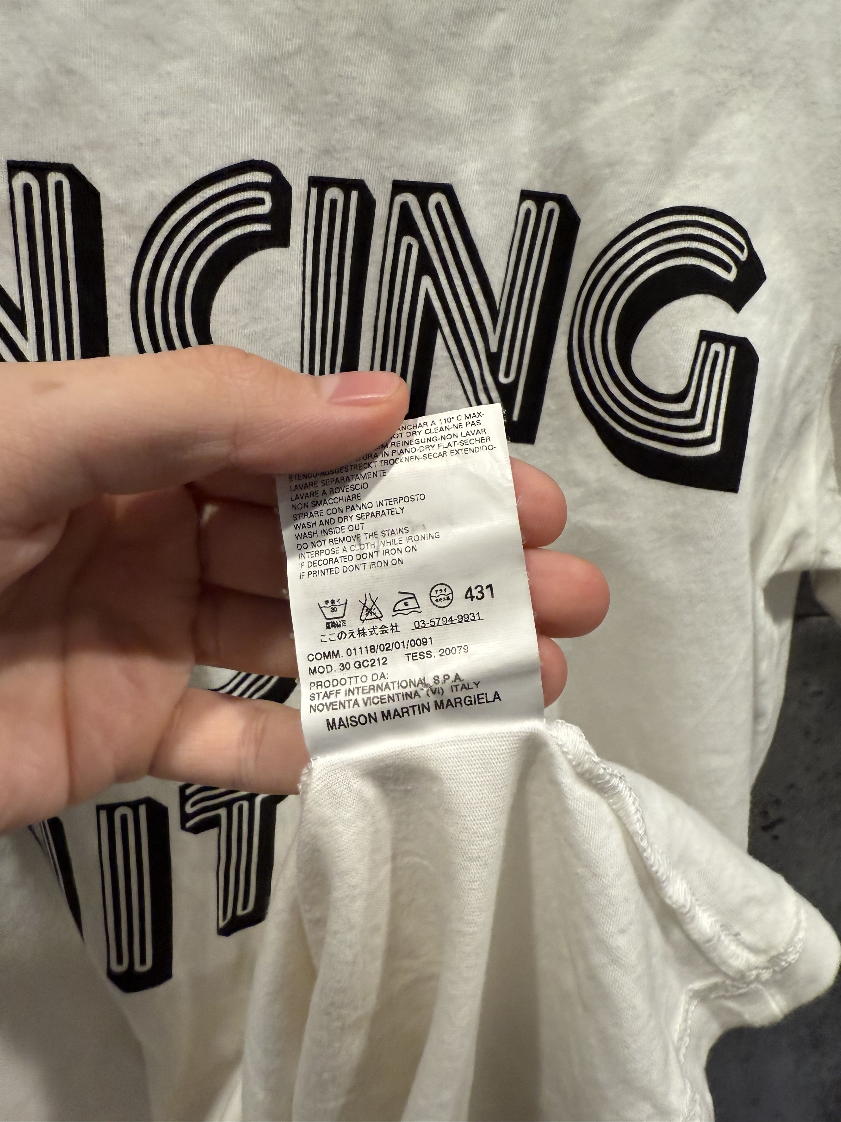 Maison Margiela Maison Margiela dancing to nite t shirt Size US M / EU 48-50 / 2 - 7 Thumbnail