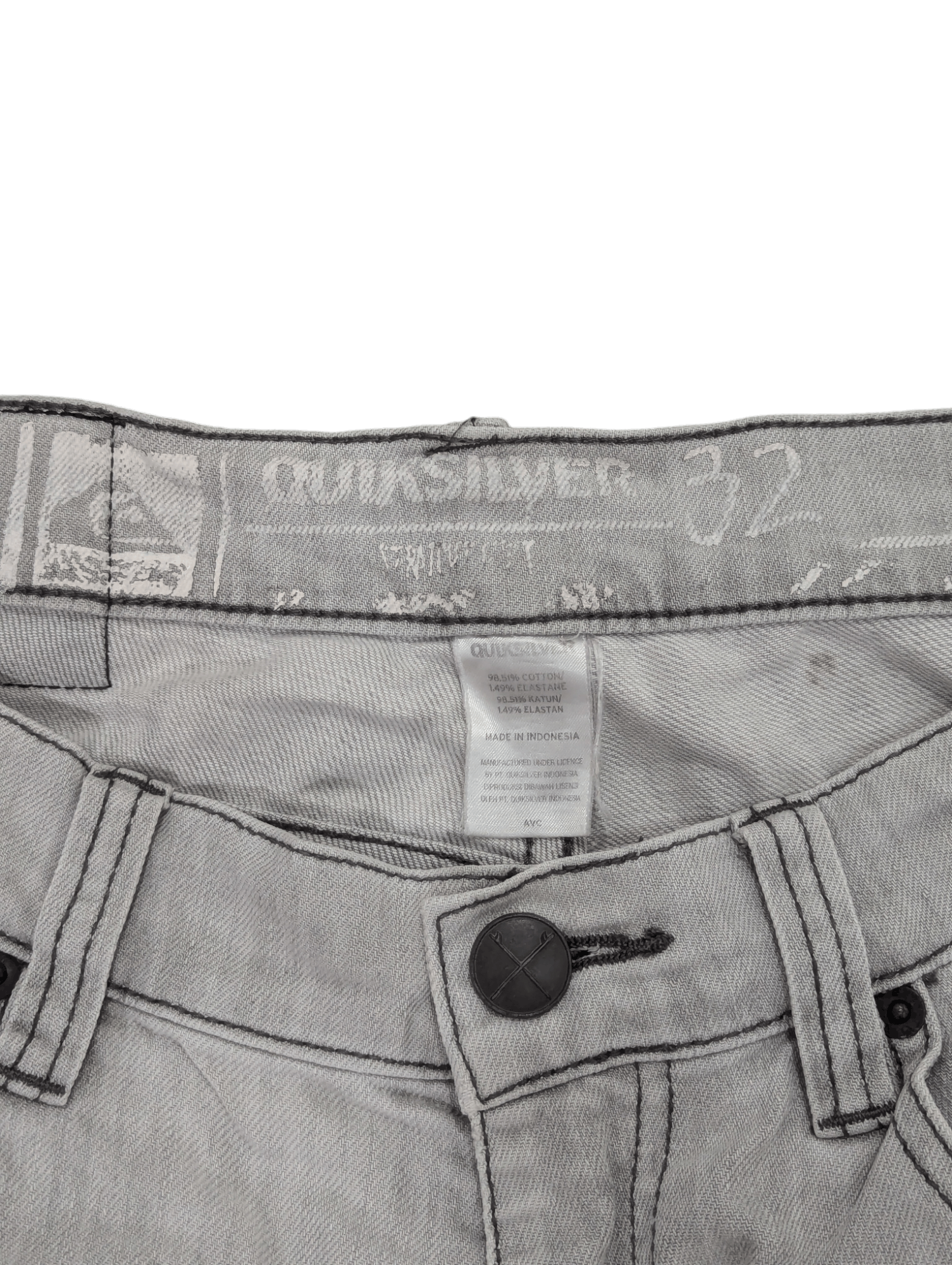 Quiksilver DISTRESSED QUIKSILVER JEANS DENIM Size US 32 / EU 48 - 4 Thumbnail
