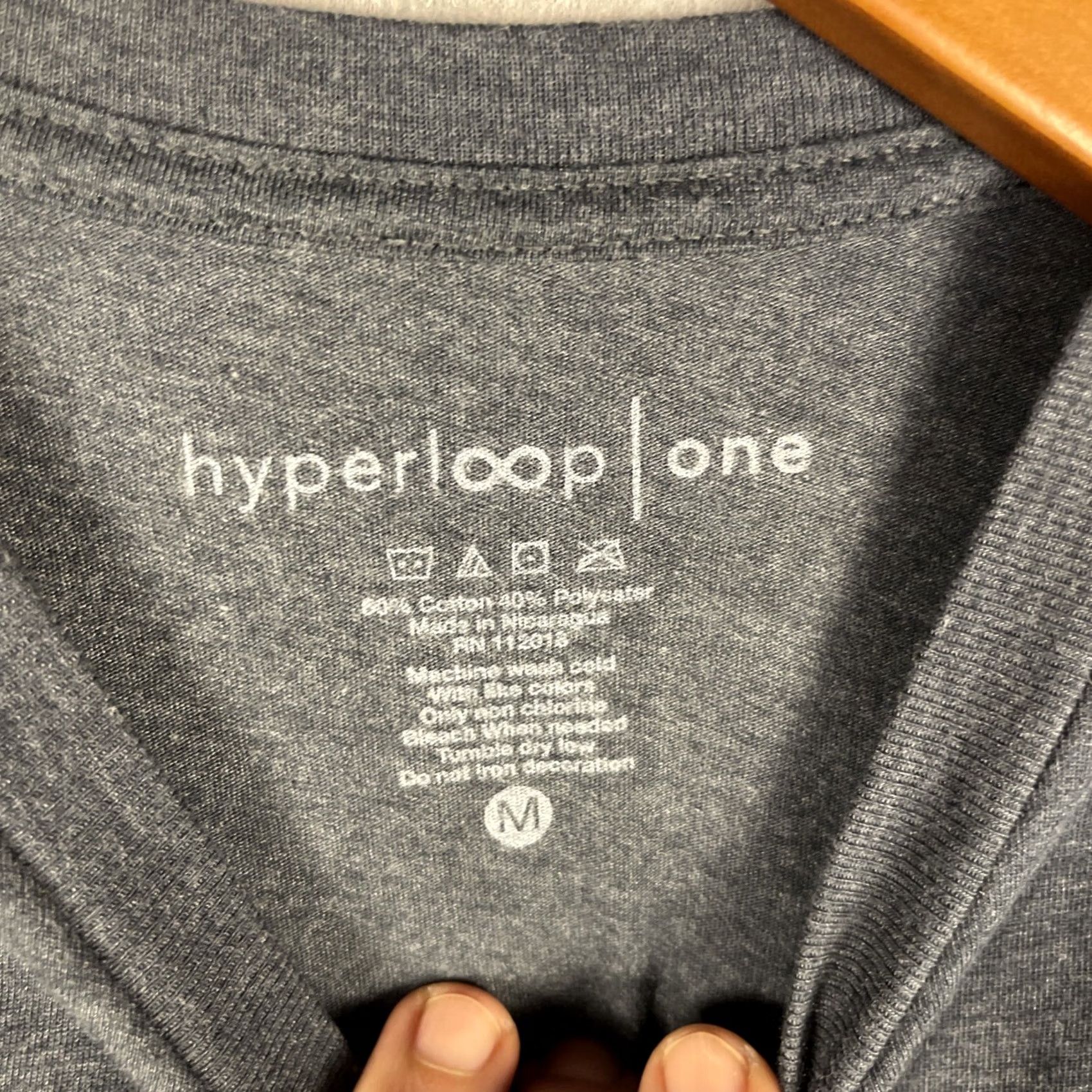 Vintage VINTAGE Hyperloop T Shirt Medium Gray Richard Branson Y2K Size US M / EU 48-50 / 2 - 4 Thumbnail