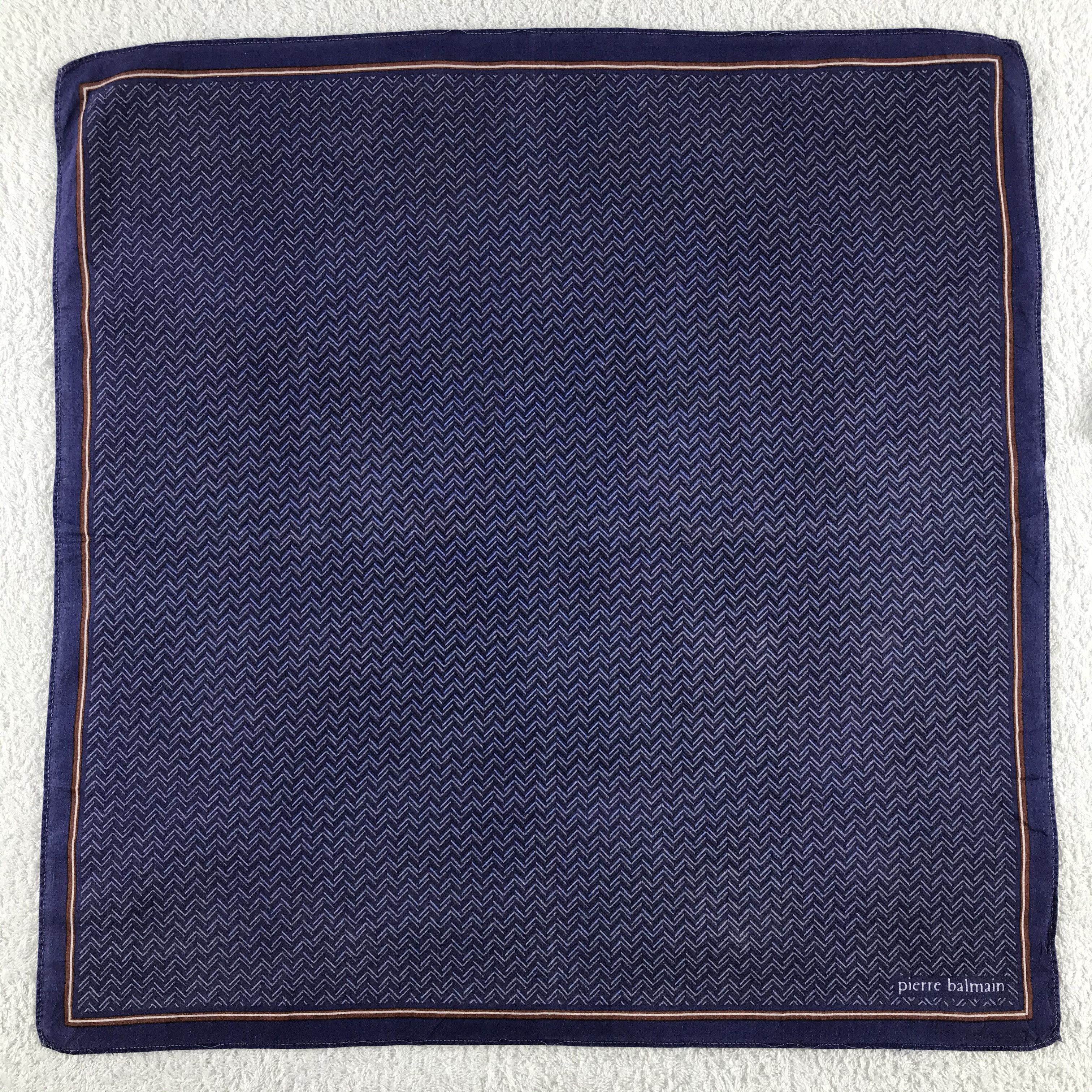 Pierre Balmain × Vintage Pierre Balmain Bandana / Handkerchief / Neckerchief - S255 Size ONE SIZE - 1 Thumbnail