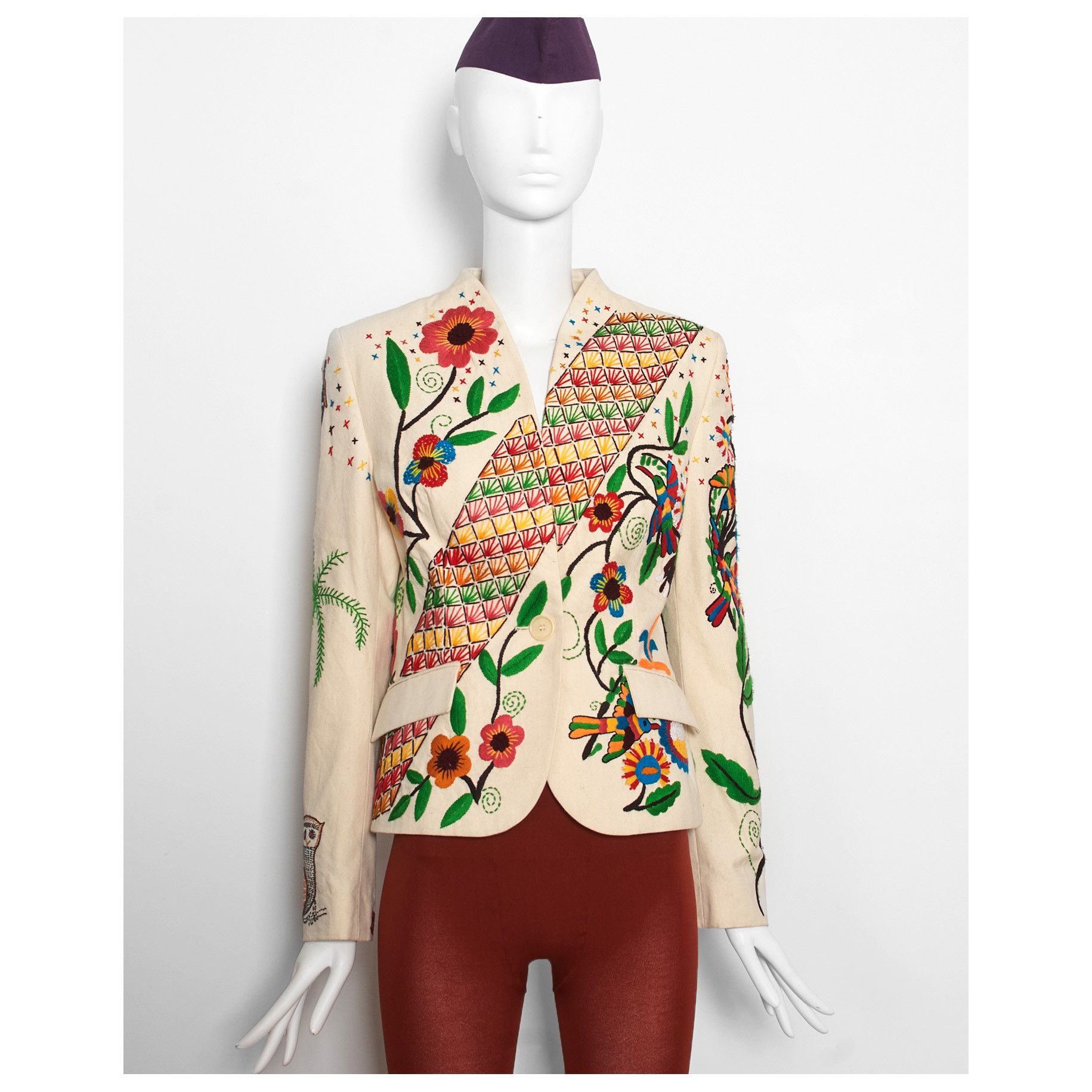Bernhard Willhelm vintage 2003 embroidered BERNHARD WILLHELM folklore jacket Size S / US 4 / IT 40 - 2 Thumbnail