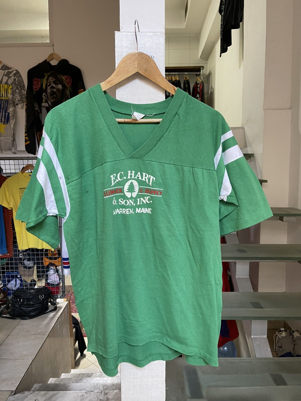 Vintage Vintage 70s Lumber and Supply t shirt first score tag Size US L / EU 52-54 / 3 - 1 Thumbnail