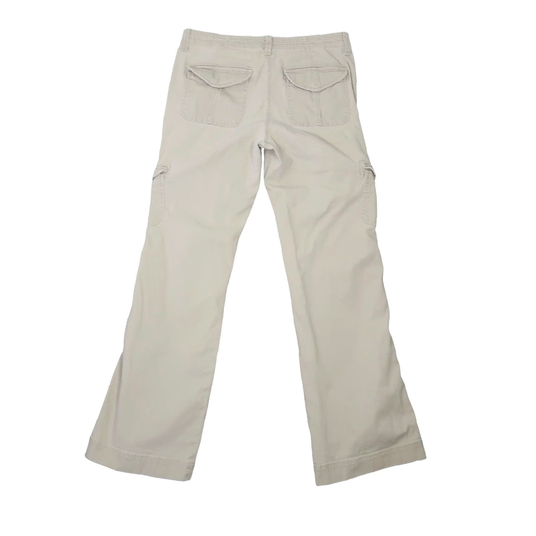 Vintage VINTAGE 90s New York & Company khaki tan low rise cargo bootcut flare pants 6 Size 29" - 3 Thumbnail