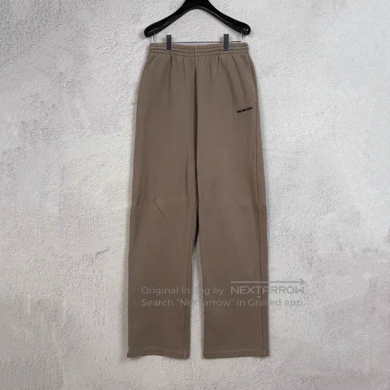Balenciaga Balenciaga size XS Brown Embroidered Logo Pants Size US 26 / EU 42 - 1 Thumbnail