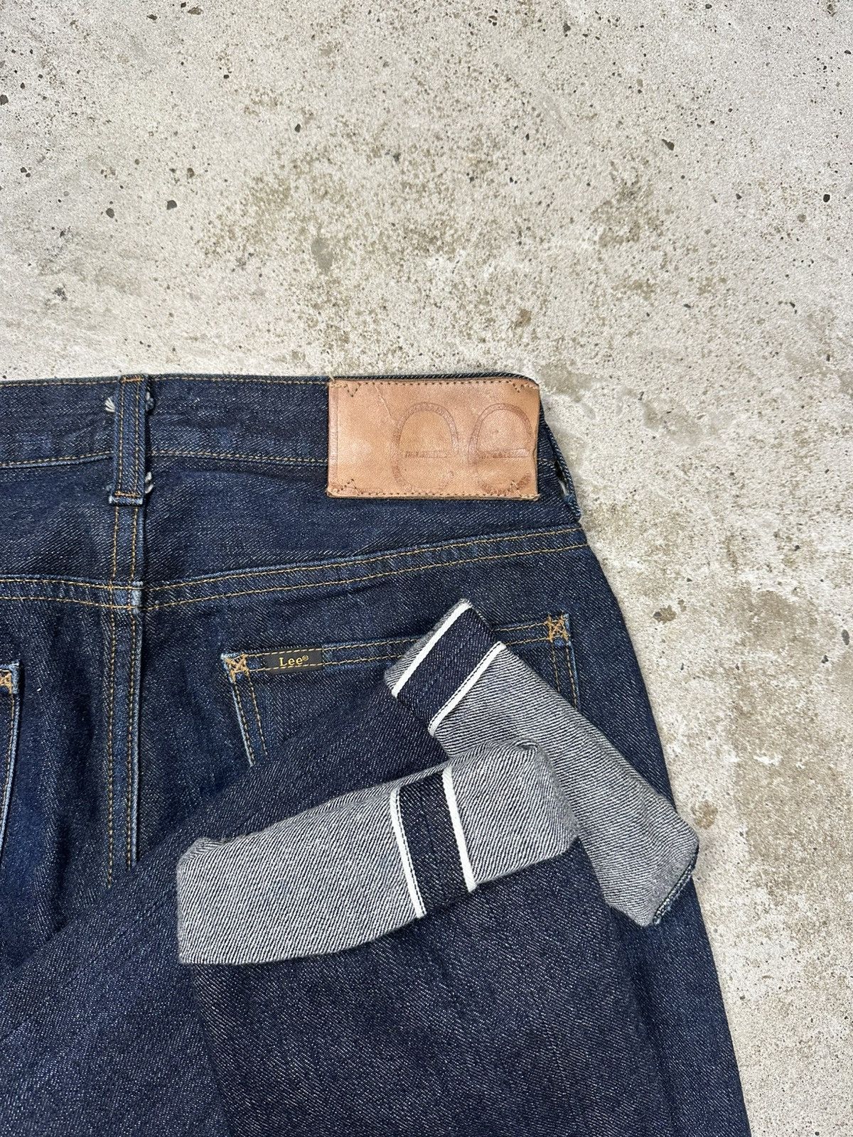 Lee Vintage Y2K Lee Robin Selvedge Raw Jeans Denim Pants Size US 29 - 1 Thumbnail