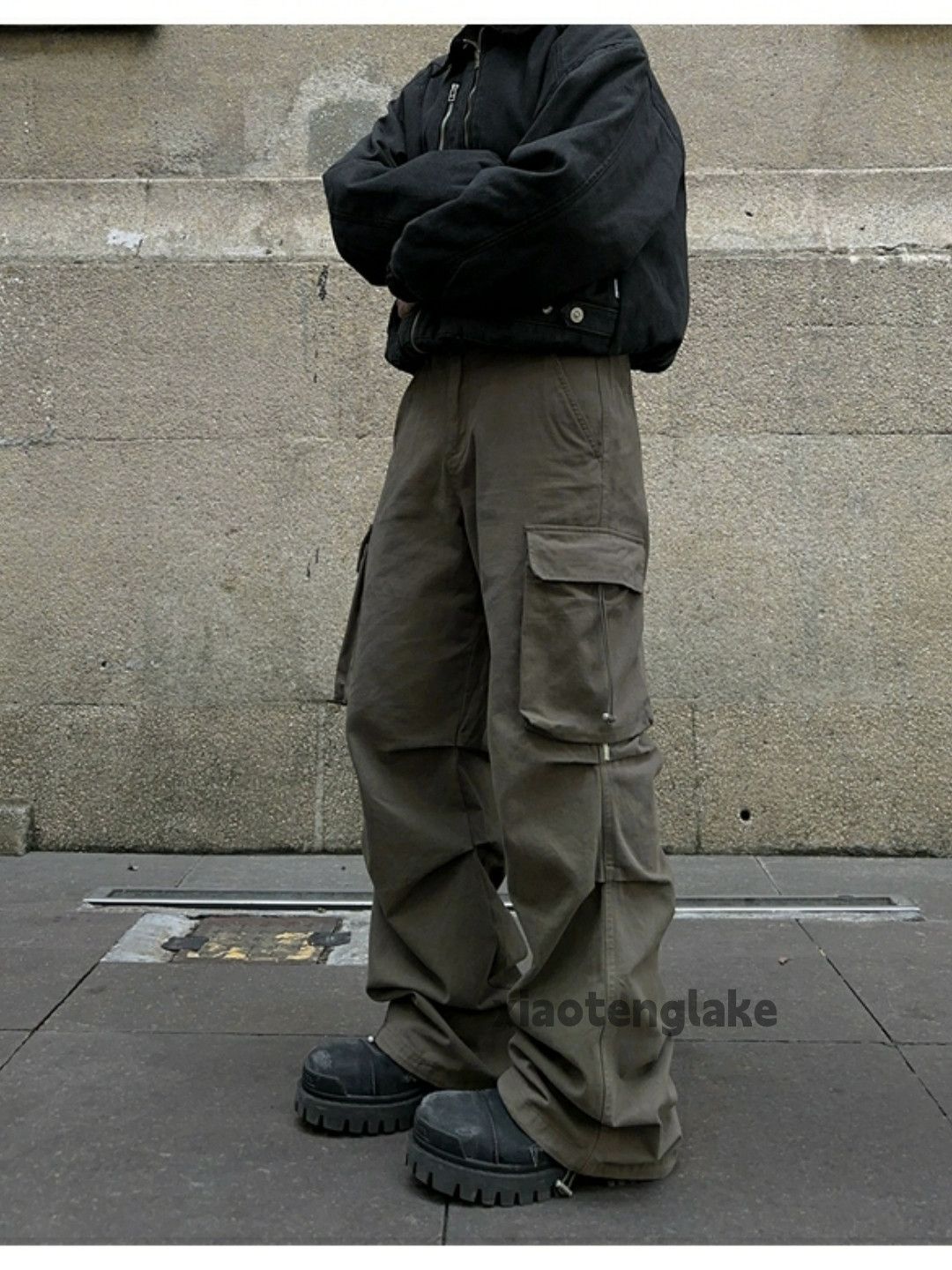 Designer × Japanese Brand × Vintage urban washed faded loose baggy utility cargo pants Size US 32 / EU 48 - 8 Thumbnail