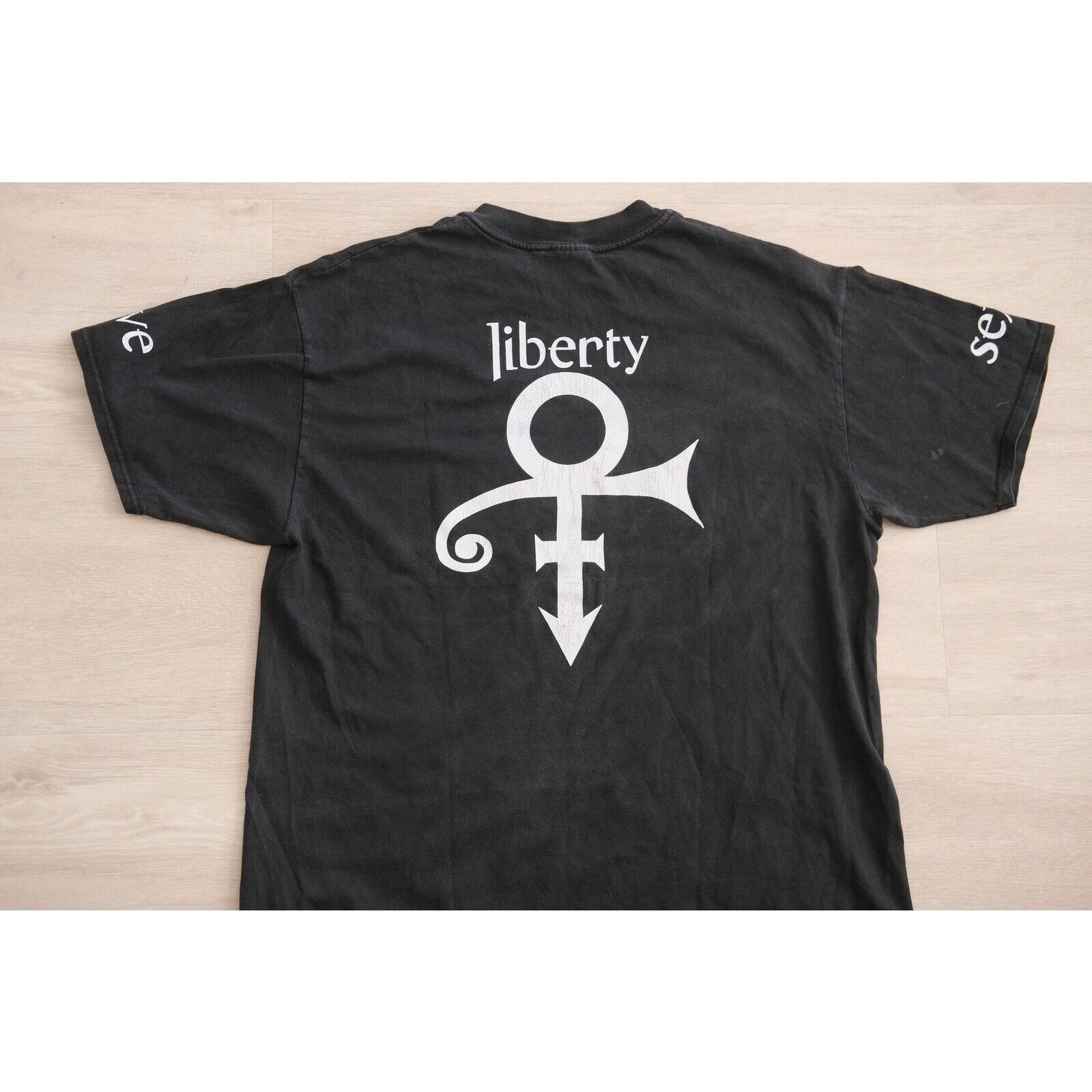 Prince Vintage 90s Hanes Beefy Prince Liberty Sex Love XL Black Size US XL / EU 56 / 4 - 9 Thumbnail