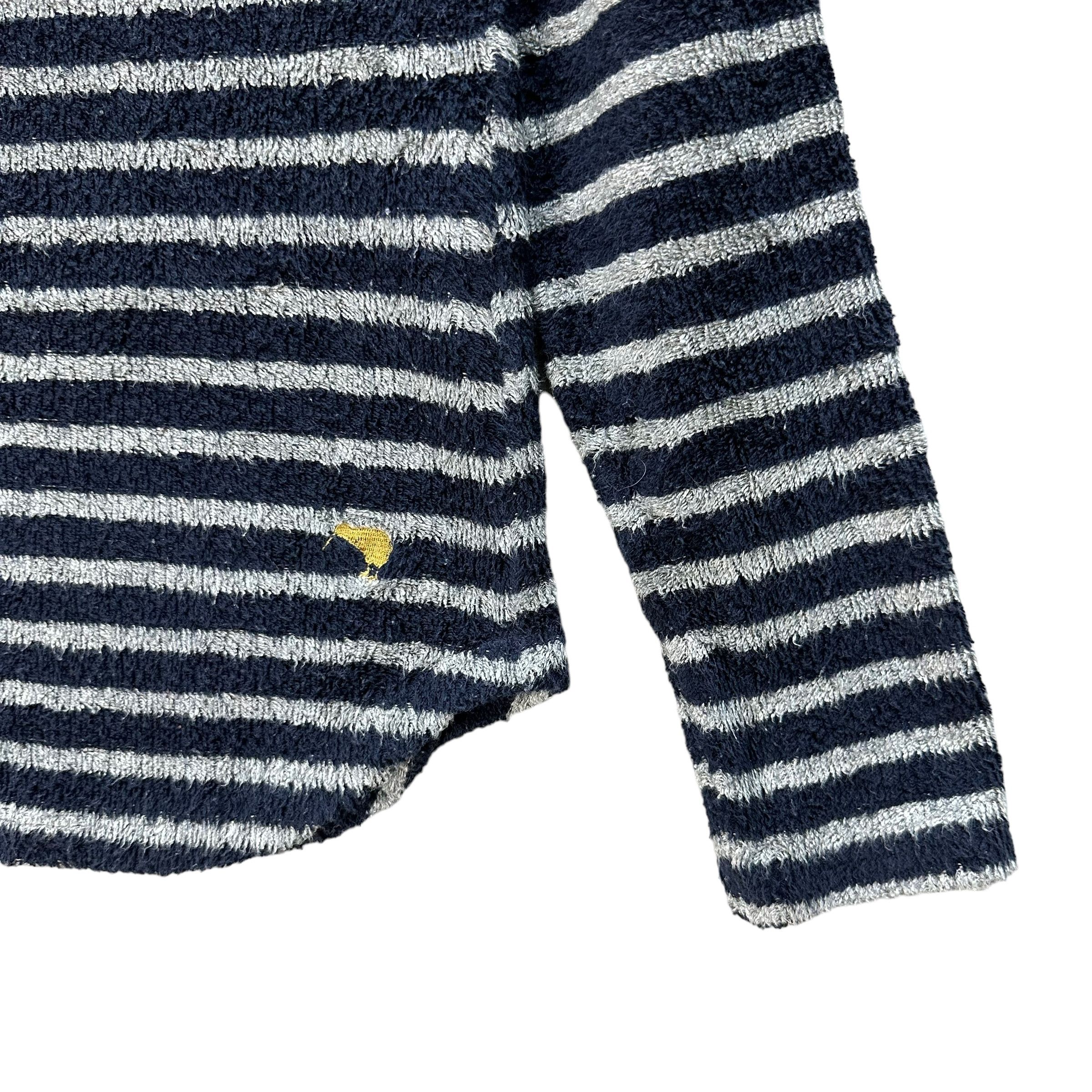 Canterbury of New Zealand CANTERBURY Striped Long Sleeve Fleece Shirt #A5-0107 Size M / US 6-8 / IT 42-44 - 5 Thumbnail