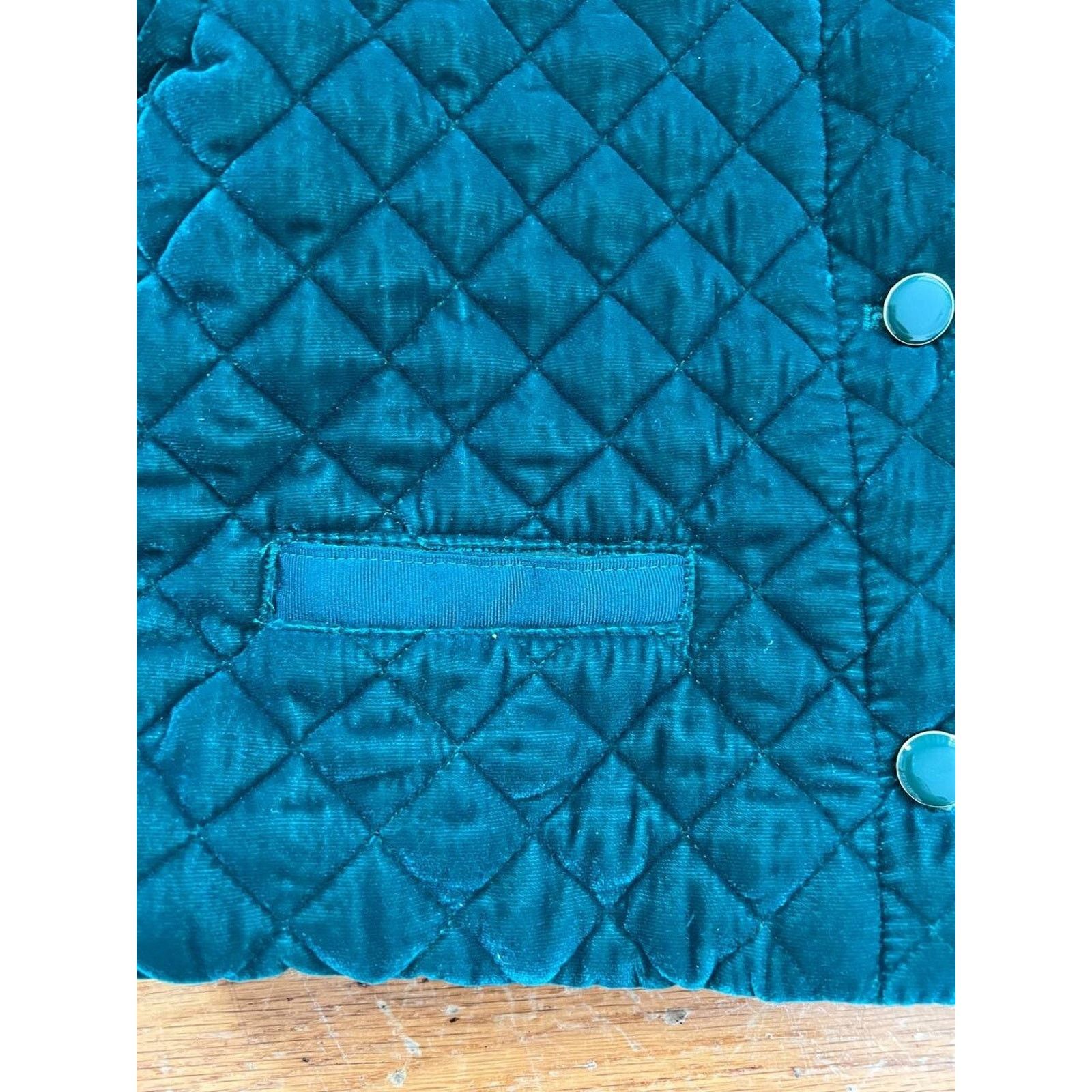 Jackman Janie and Lack Girl Velvet Quilted Size 7/8 A000901 Size 26 - 7 Thumbnail