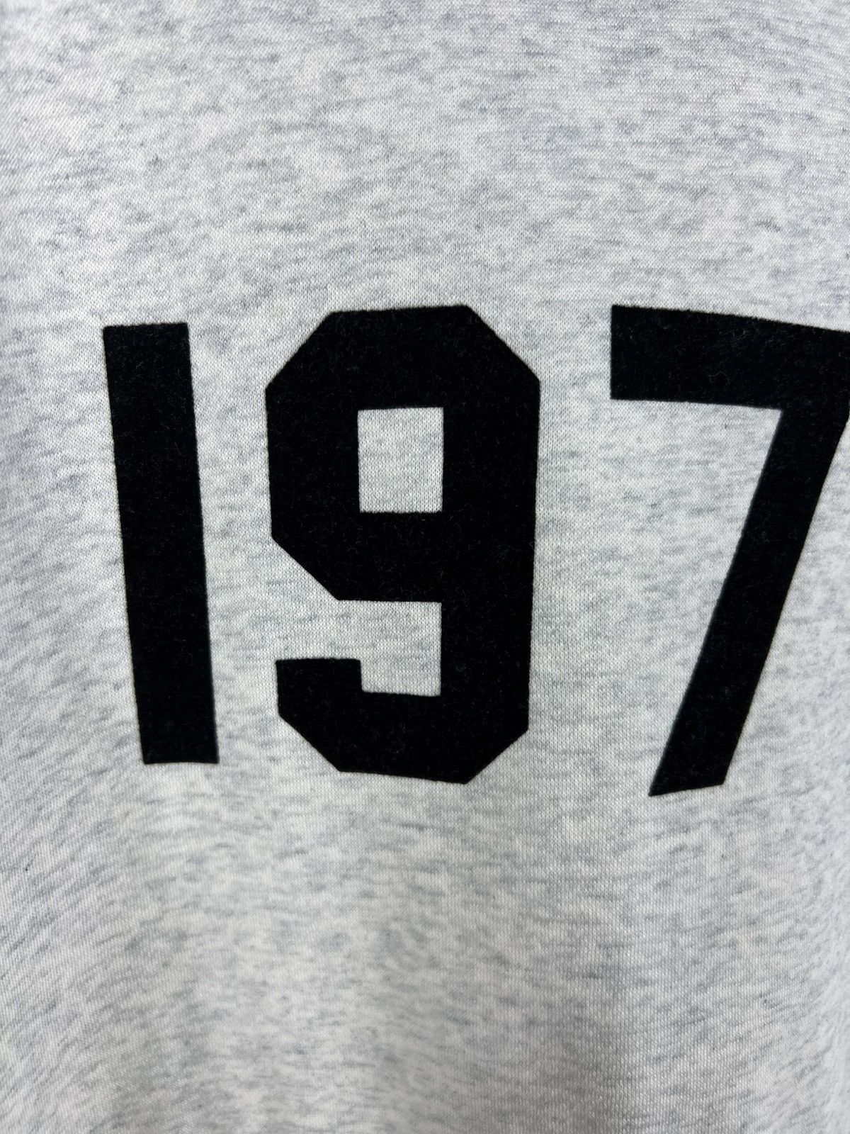Fear of God Fear of God essentials 1977 velvet logo light gray hoodie Size US S / EU 44-46 / 1 - 7 Thumbnail