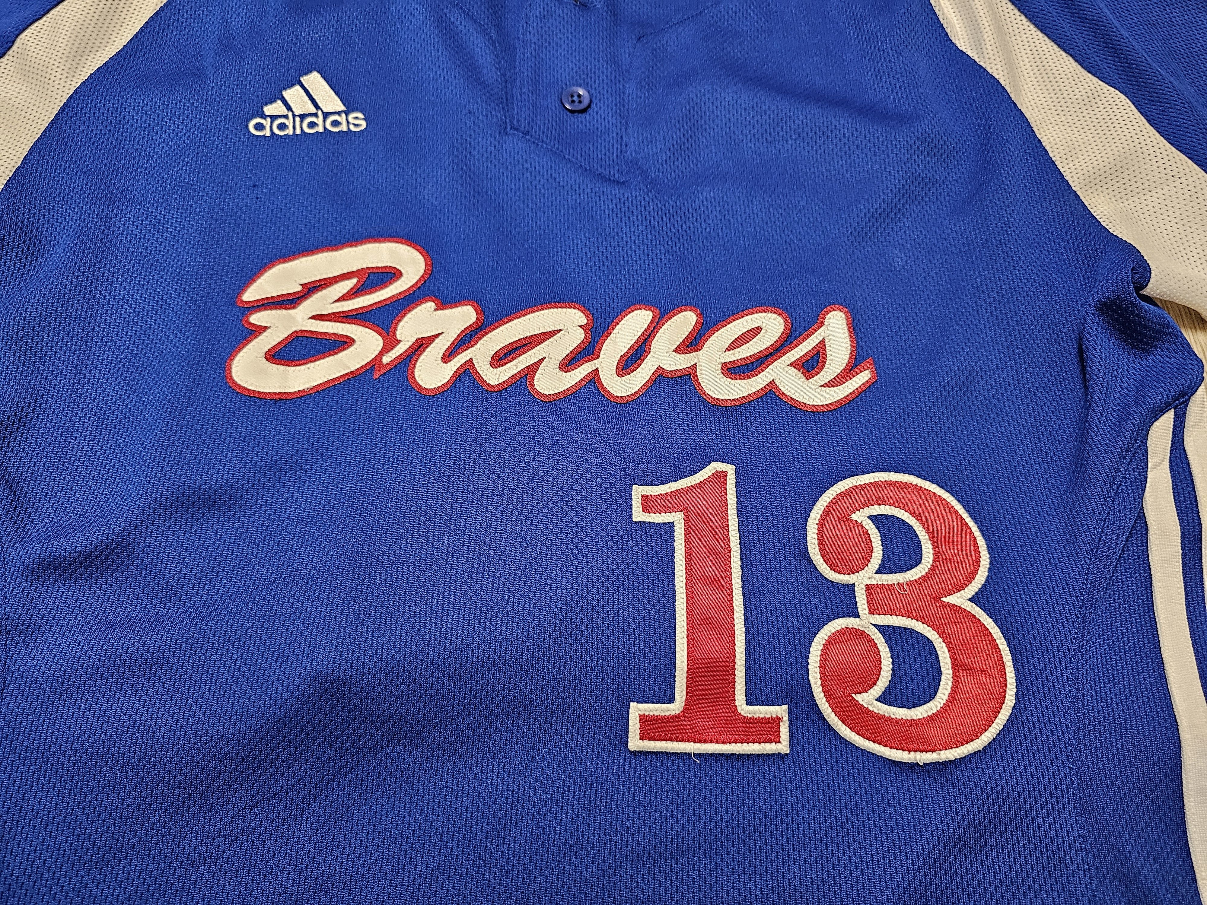 All Sport ATLANTA BRAVES BASEBALL JERSEY BLUE ADIDAS BASEBALL JERSEY Size US L / EU 52-54 / 3 - 3 Thumbnail