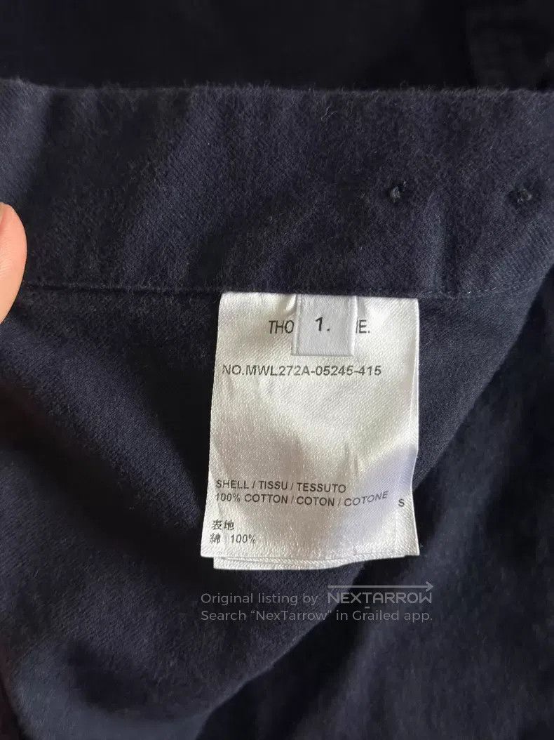 Thom Browne Thom Browne Navy blue sleeve logo shirt Size US S / EU 44-46 / 1 - 3 Thumbnail