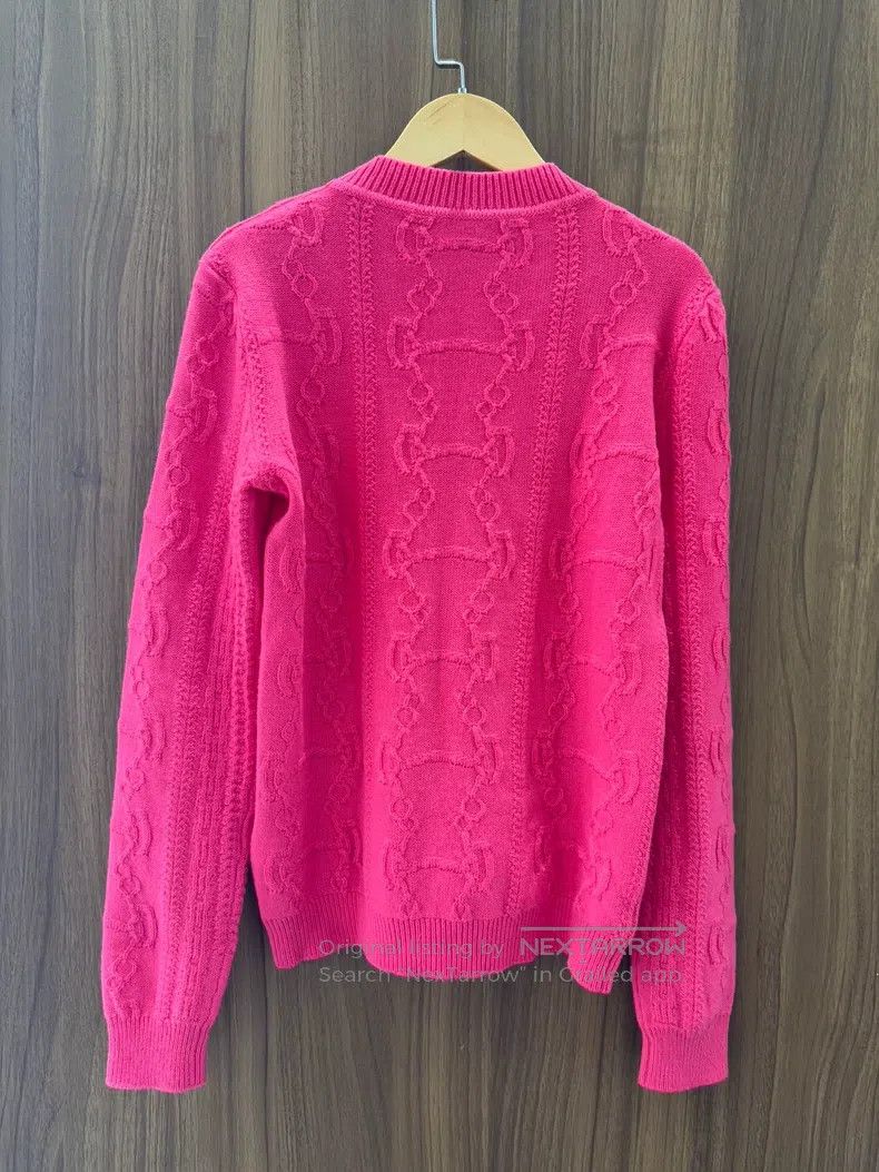 Hermes Hermes Fuchsia wool and cashmere sweater Size XS / US 0-2 / IT 36-38 - 2 Thumbnail