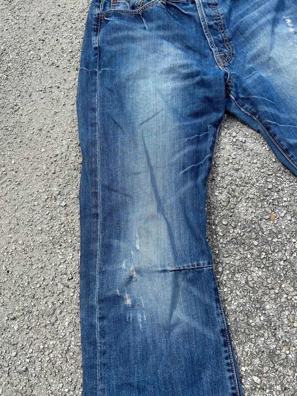 Christian Audigier × Ed Hardy × Vintage Ed hardy Embroidered Skull Denim Jeans Size US 34 / EU 50 - 10 Thumbnail