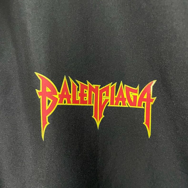 Balenciaga Balenciaga Black logo Coach Jacket Size US M / EU 48-50 / 2 - 3 Thumbnail