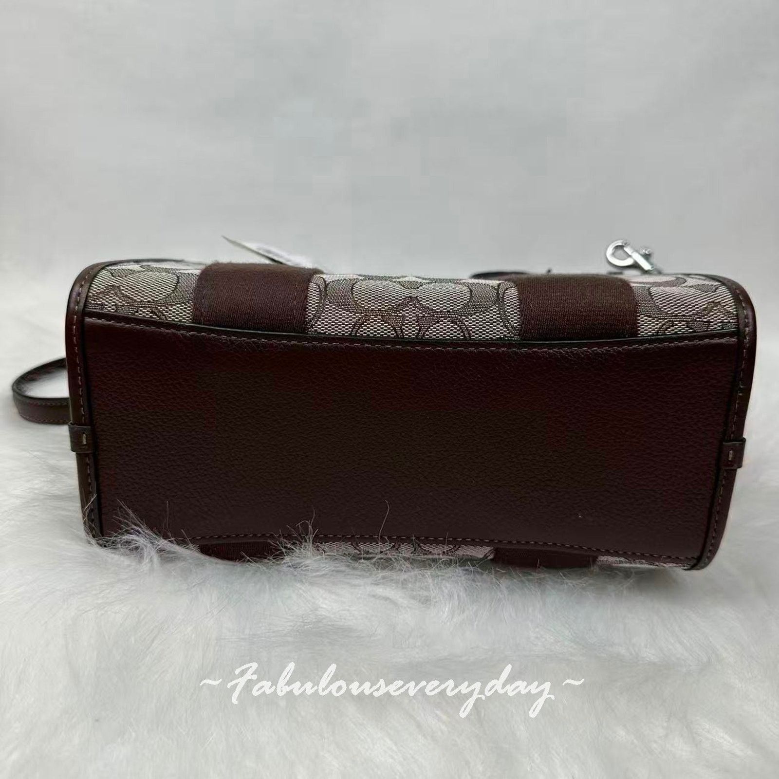 Coach Coach Smith Tote 24 Crossbody Signature Jacquard Oak/Maple Size ONE SIZE - 6 Thumbnail