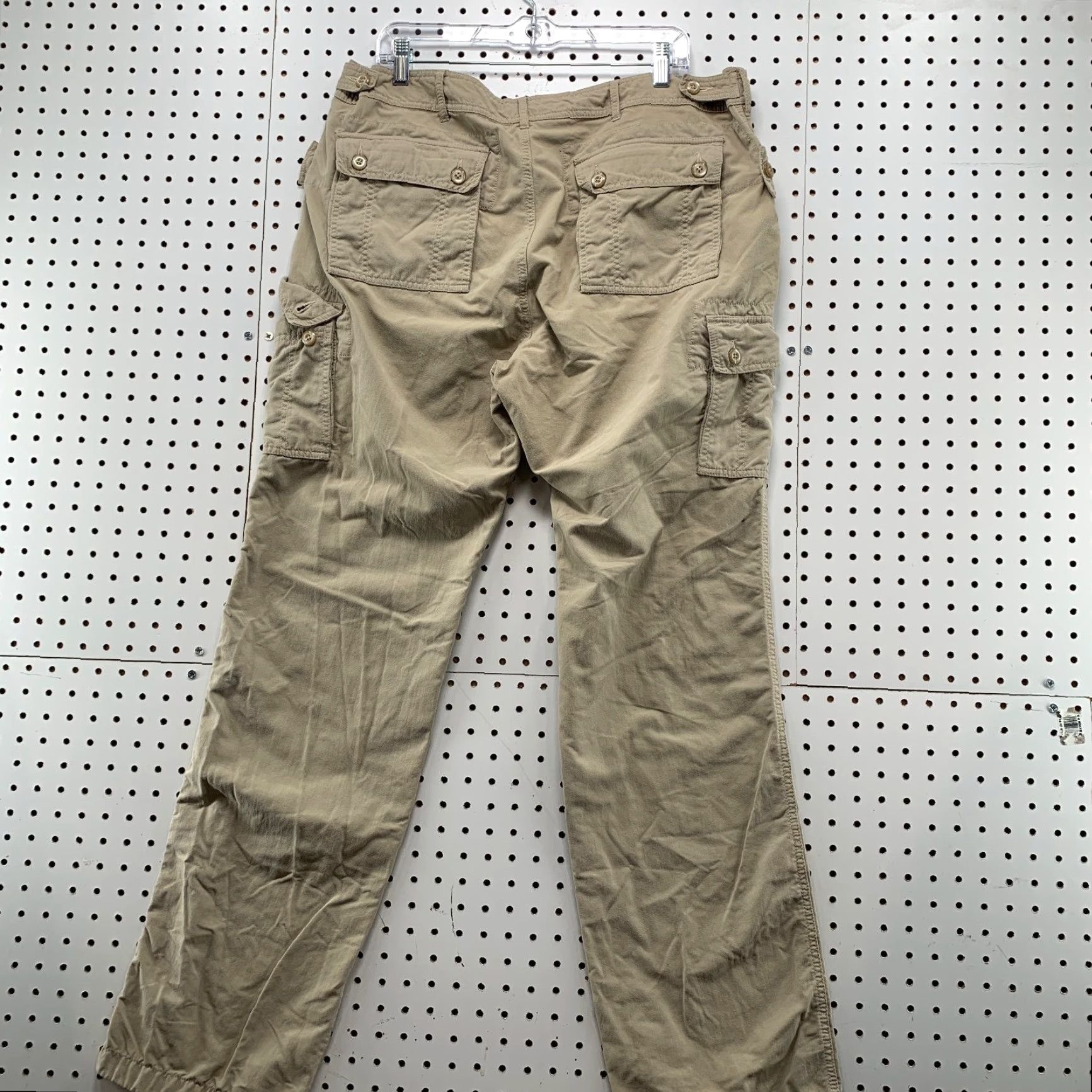 Vintage Clothing Arts Pants Mens Beige 38x34 P Cubed Pick Pocket Proof Business Travel Pants Size US 38 / EU 54 - 7 Thumbnail