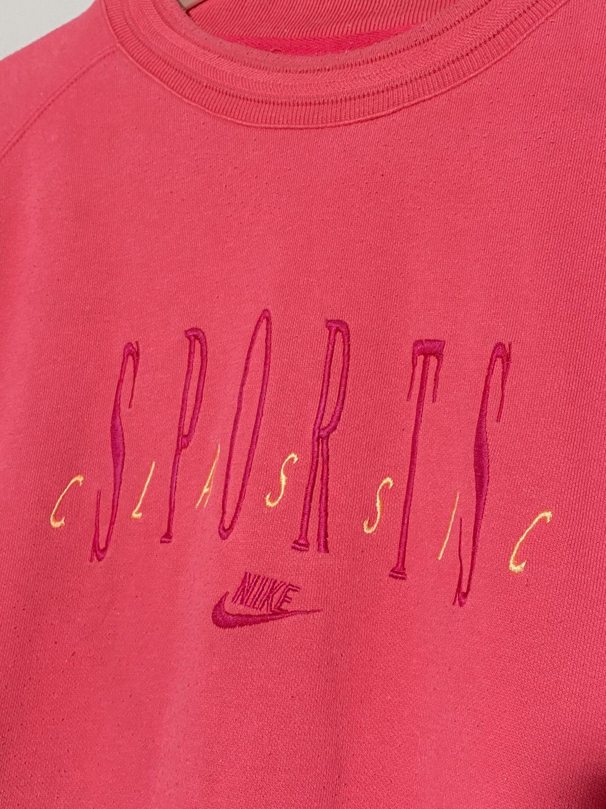 Nike 🔥 VINTAGE 90s NIKE SPORTS CLASSIC CREWNECK SWEATSHIRT RARE Size US XL / EU 56 / 4 - 7 Thumbnail