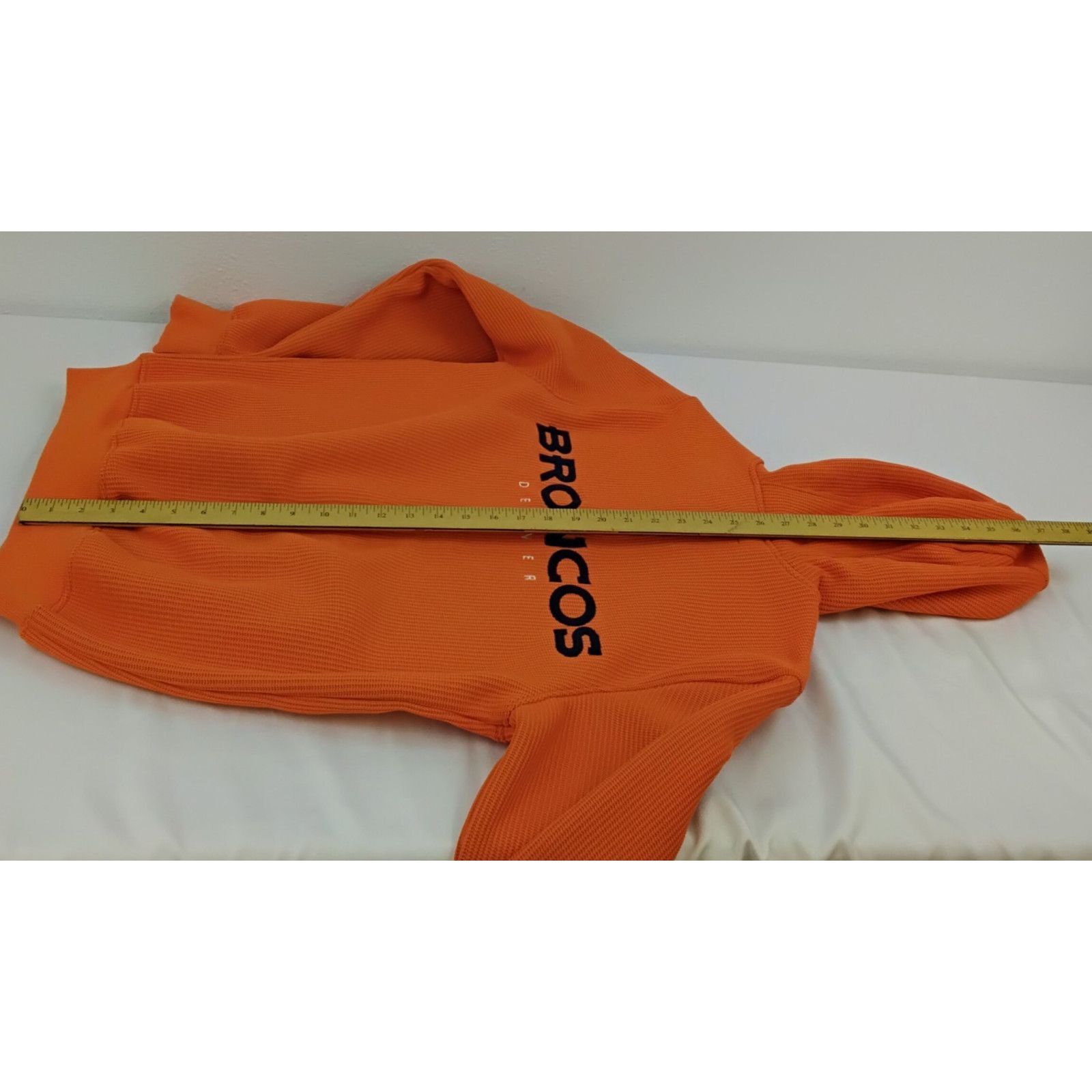 NFL NFL Denver Broncos Hoodie Men's Small Orange Full Zip Size US S / EU 44-46 / 1 - 12 Thumbnail