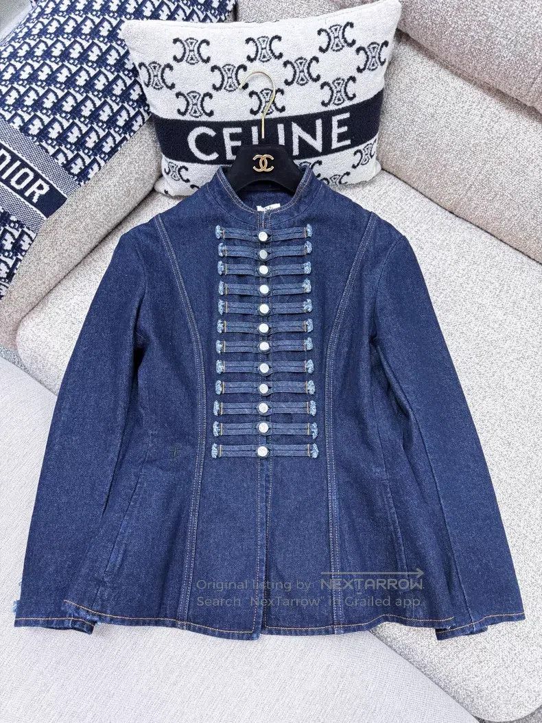 Dior Dior Buckle-waisted denim jacket Size S / US 4 / IT 40 - 4 Thumbnail