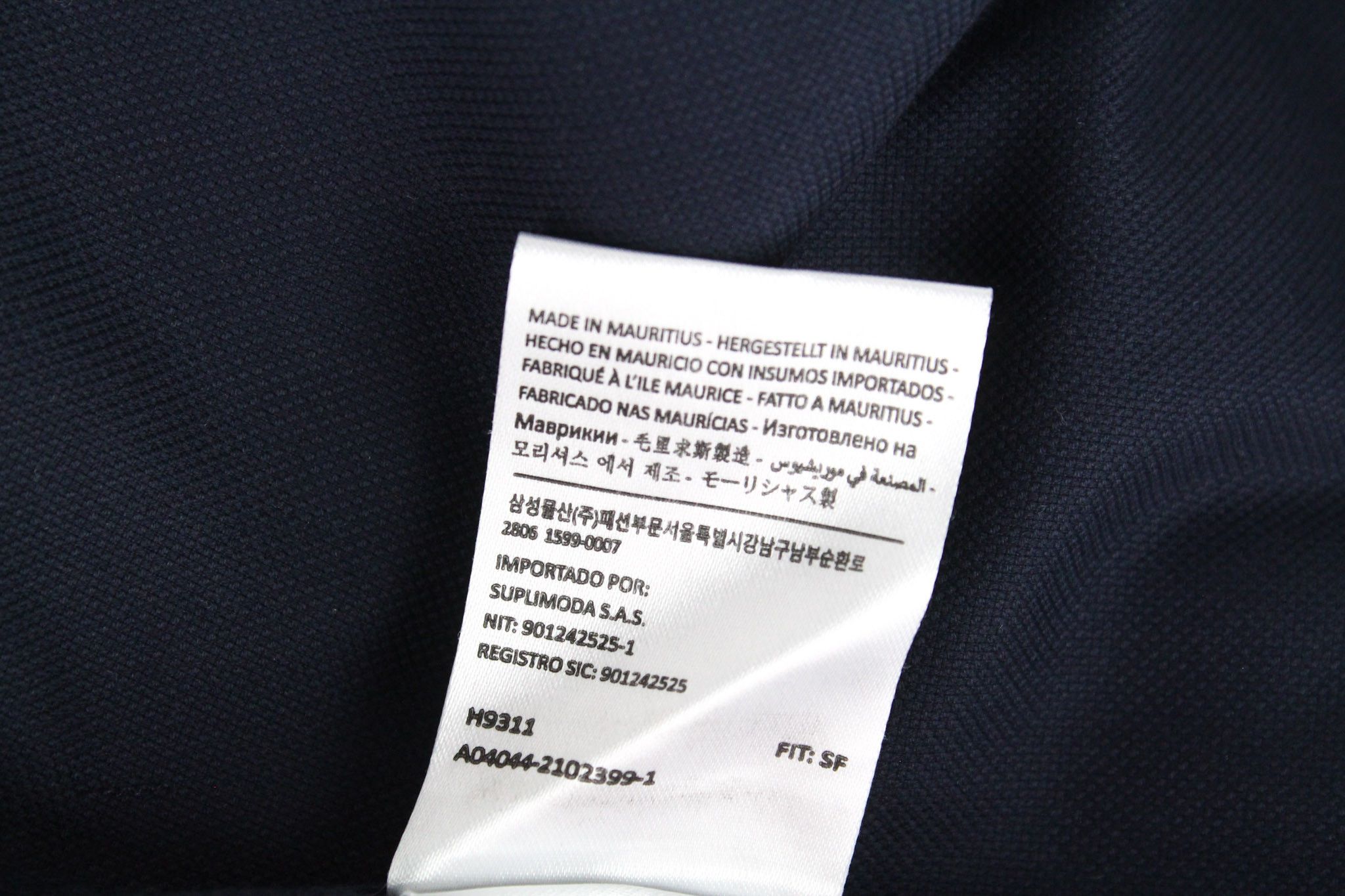 Suitsupply TRAVELLER 36/14 Slim Navy Blue Cotton 72518 Size 36R - 7 Thumbnail