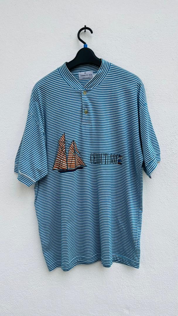 Cerruti 1881 × Japanese Brand × Vintage Vintage Cerruti 1881 Striped Designer Fashion Style Size US L / EU 52-54 / 3 - 1 Thumbnail