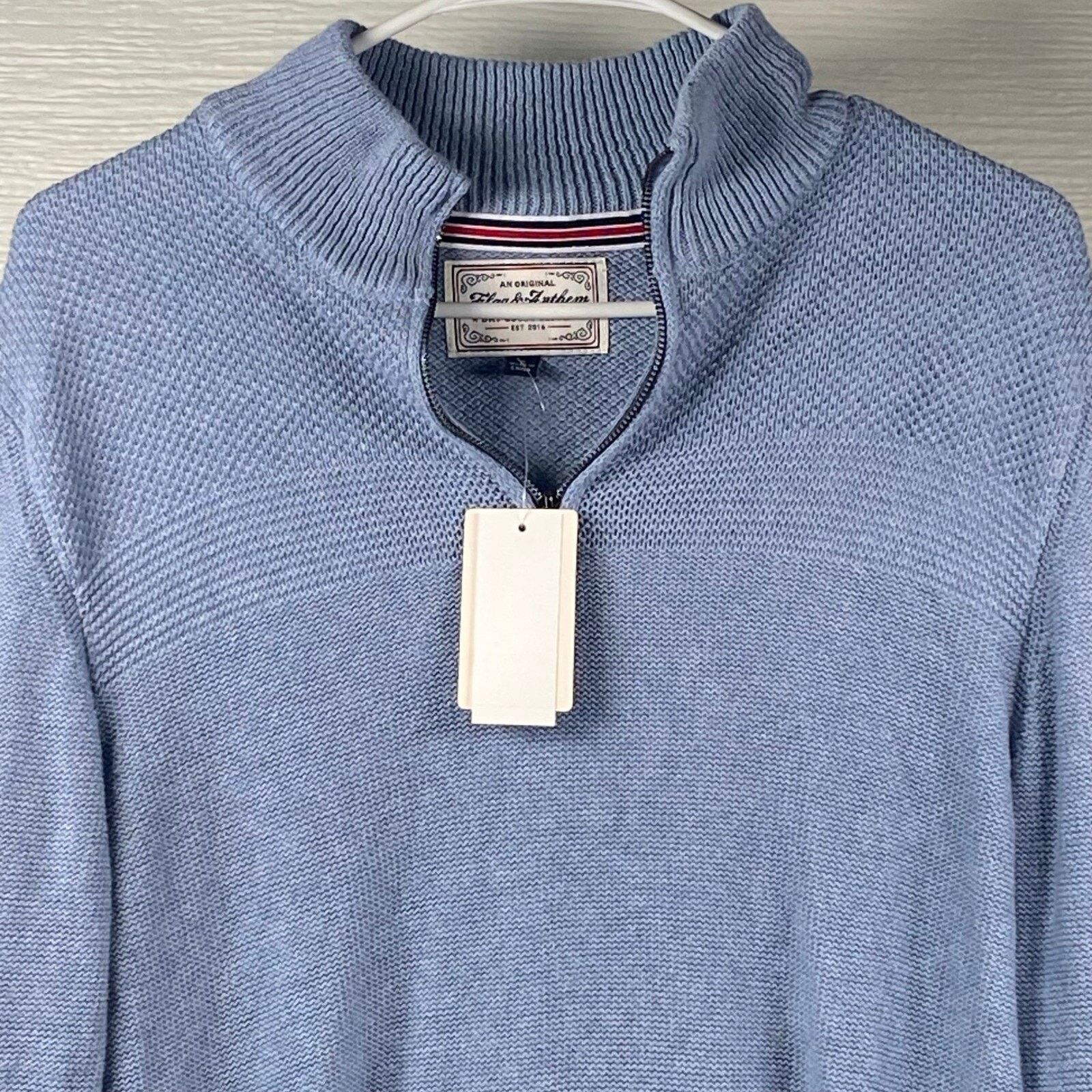 Flag & Anthem Flag & Anthem Quarter Zip Pullover Sweater Textured Size S Size US S / EU 44-46 / 1 - 1 Thumbnail