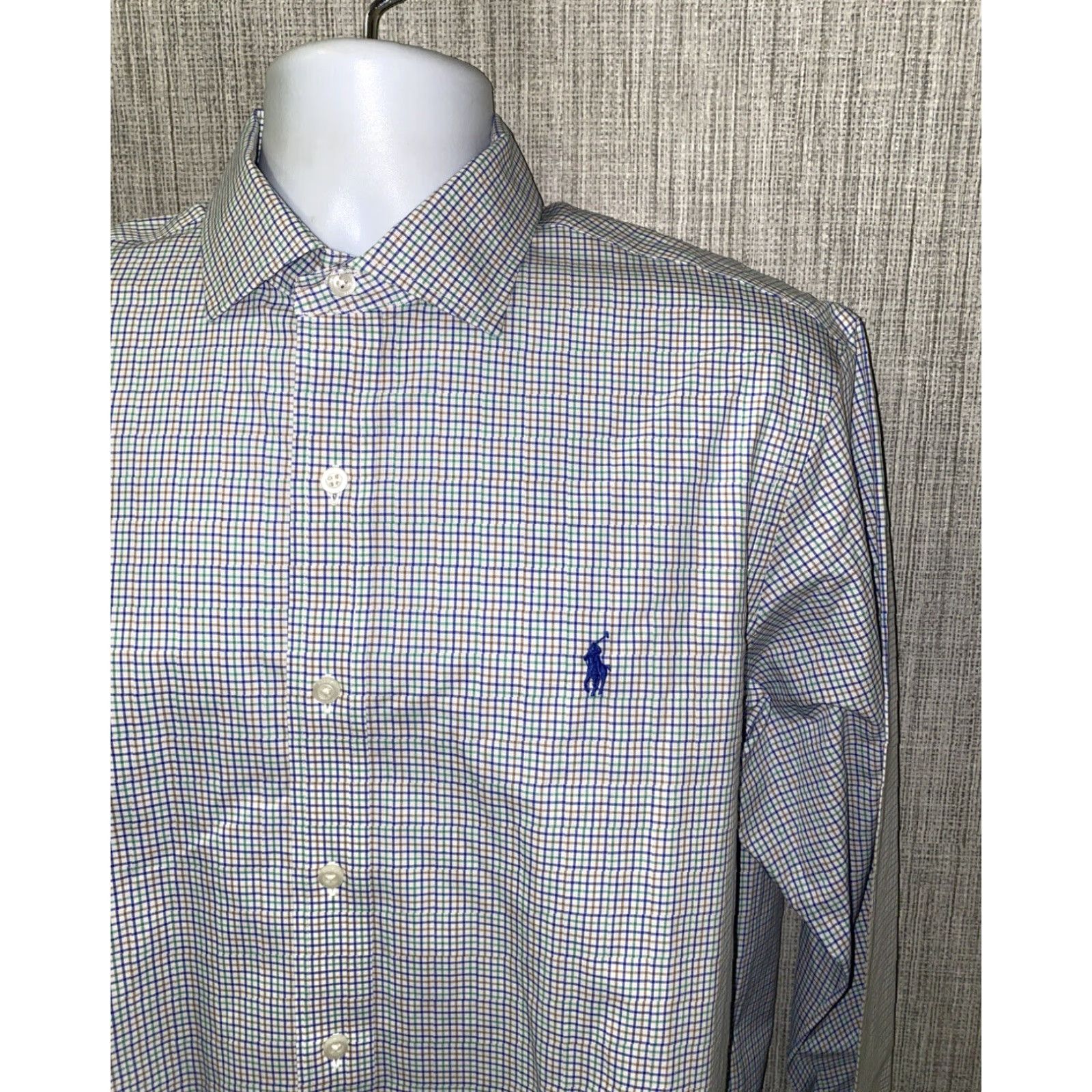 Polo Ralph Lauren Polo Ralph Lauren Men's Check Long Sleeve Non-Iron Cotton Button-Up Shirt Size Large Multicolor Size US L / EU 52-54 / 3 - 2 Thumbnail