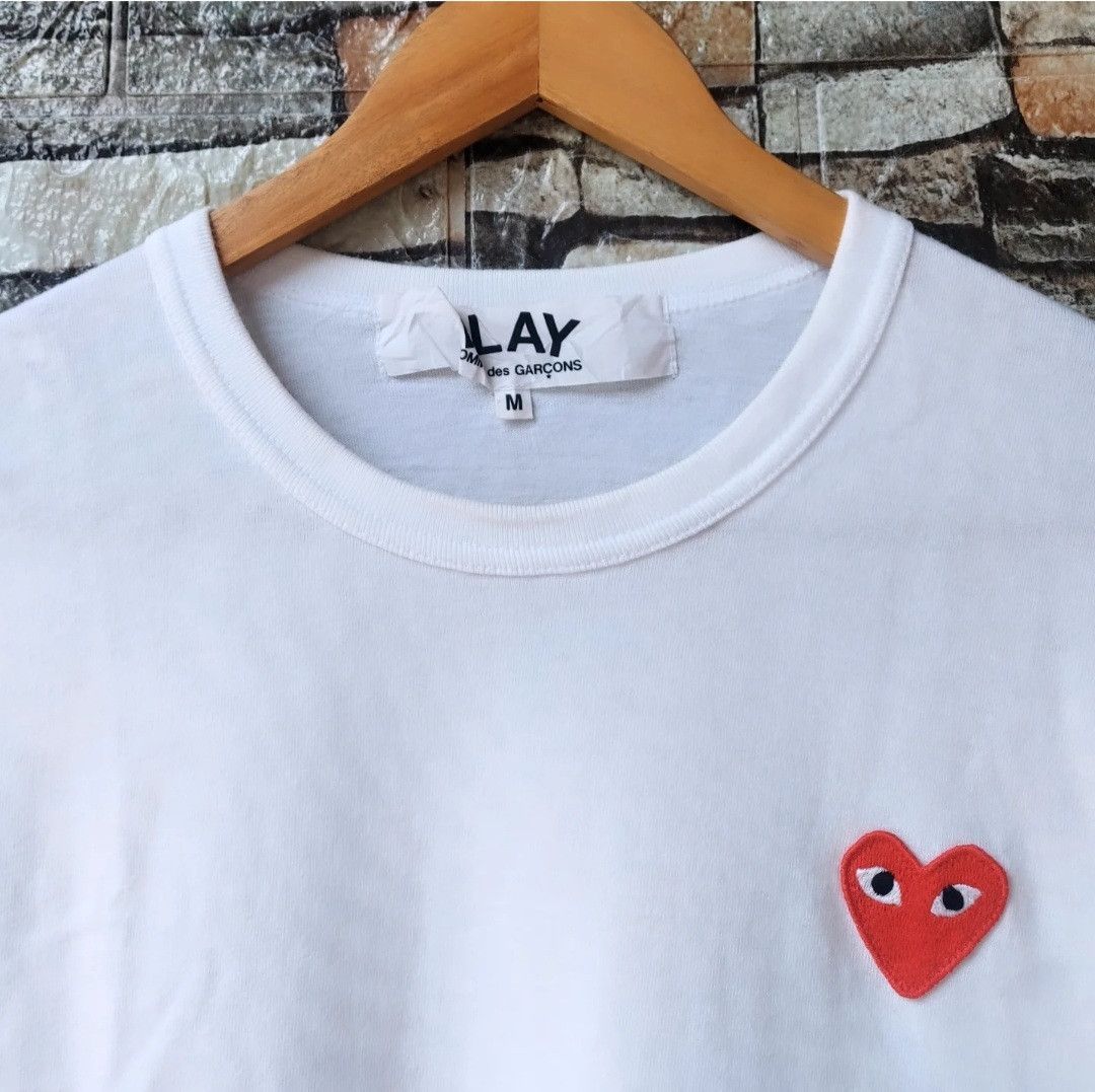 Comme des Garcons PLAY PLAY Comme des Garcons Red Heart Long Sleeve Size US M / EU 48-50 / 2 - 3 Thumbnail