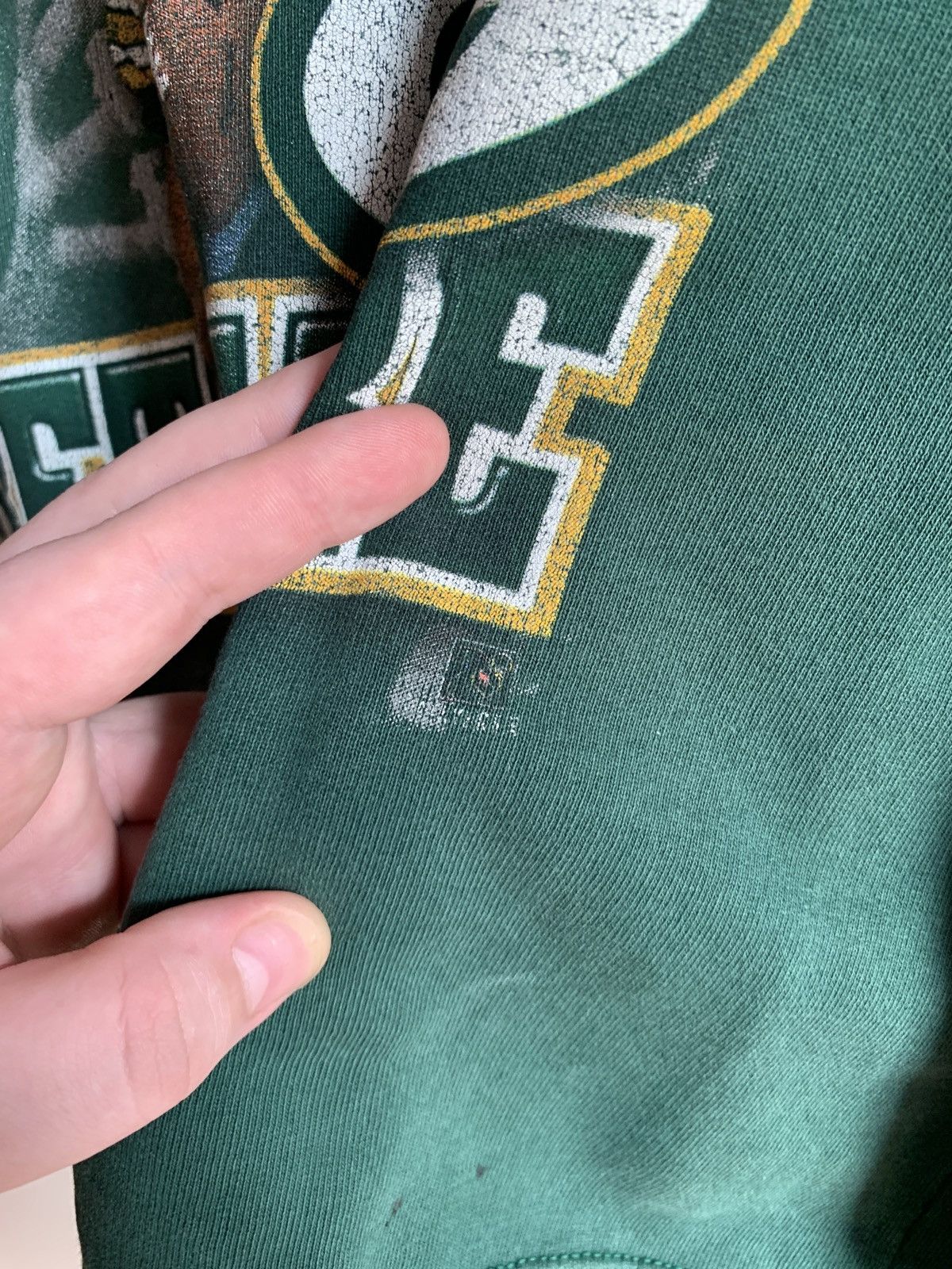 NFL × Starter × Vintage Green Bay Packers Brett Favre Sweatshirt Starter Vintage XL Size US XL / EU 56 / 4 - 10 Thumbnail