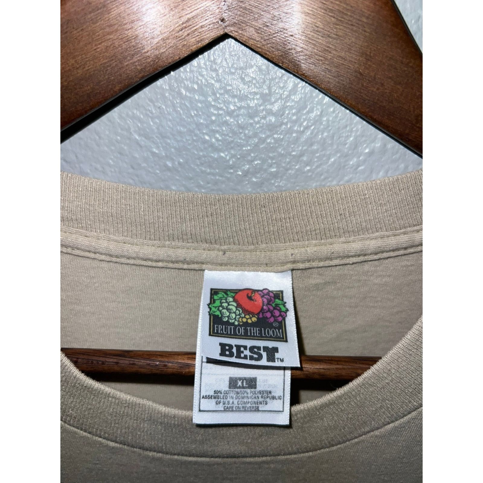 Fruit Of The Loom Vintage Bulletproof Shirt Robotics Brown tee 90s 1990s XL Size US XL / EU 56 / 4 - 5 Thumbnail