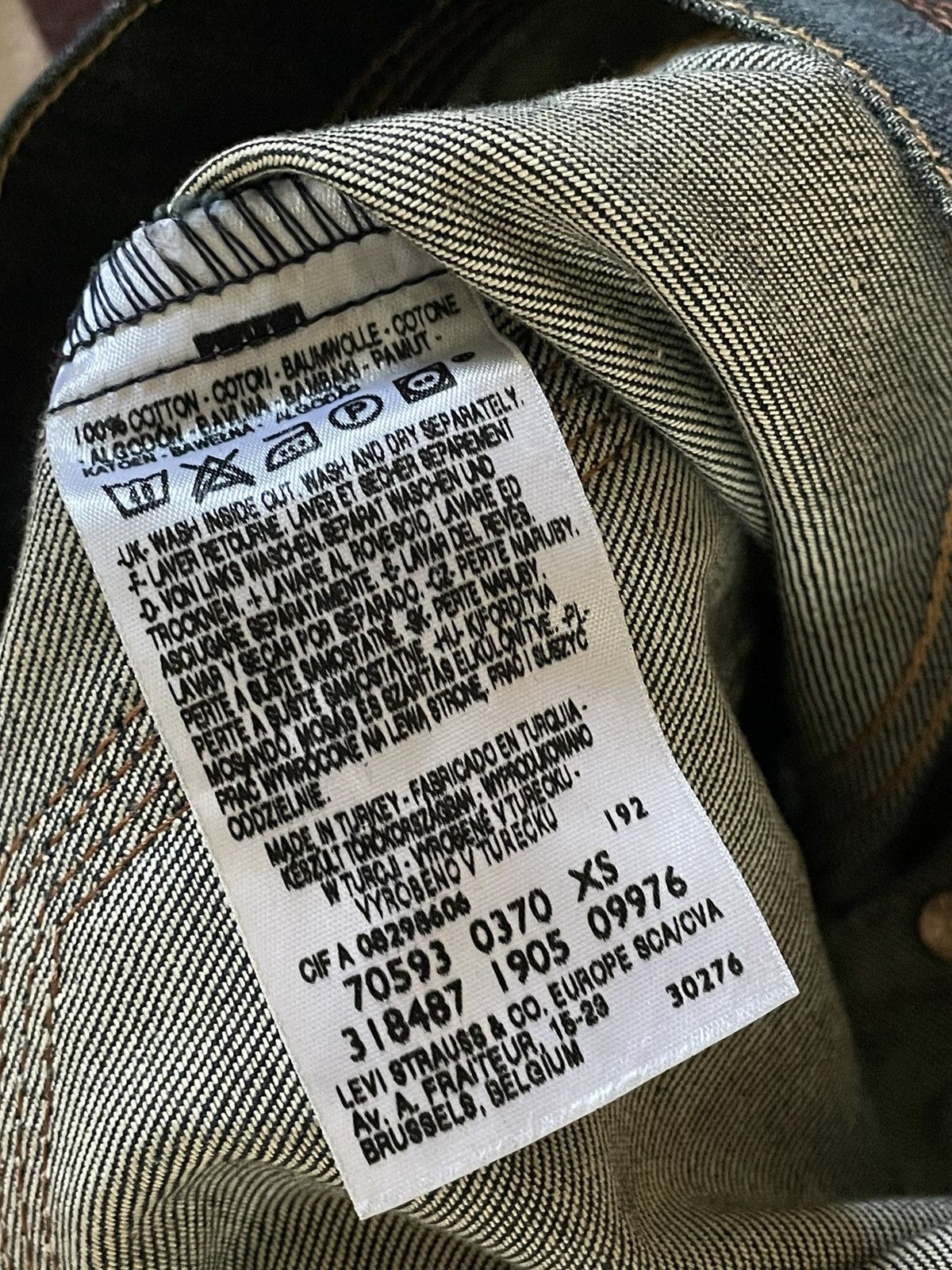 Japanese Brand × Levi's Vintage Levis Japanese Brand 90s Diesel Style Denim jacket Size S / US 4 / IT 40 - 13 Thumbnail