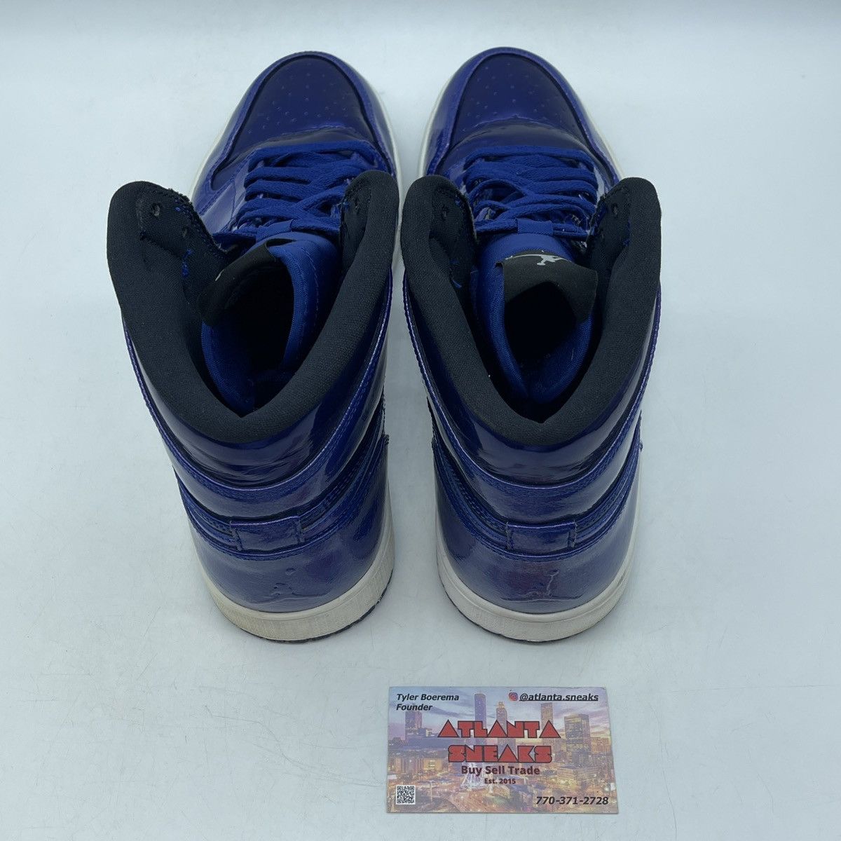 Nike Air Jordan 1 high deep royal Size US 12 / EU 45 - 6 Thumbnail