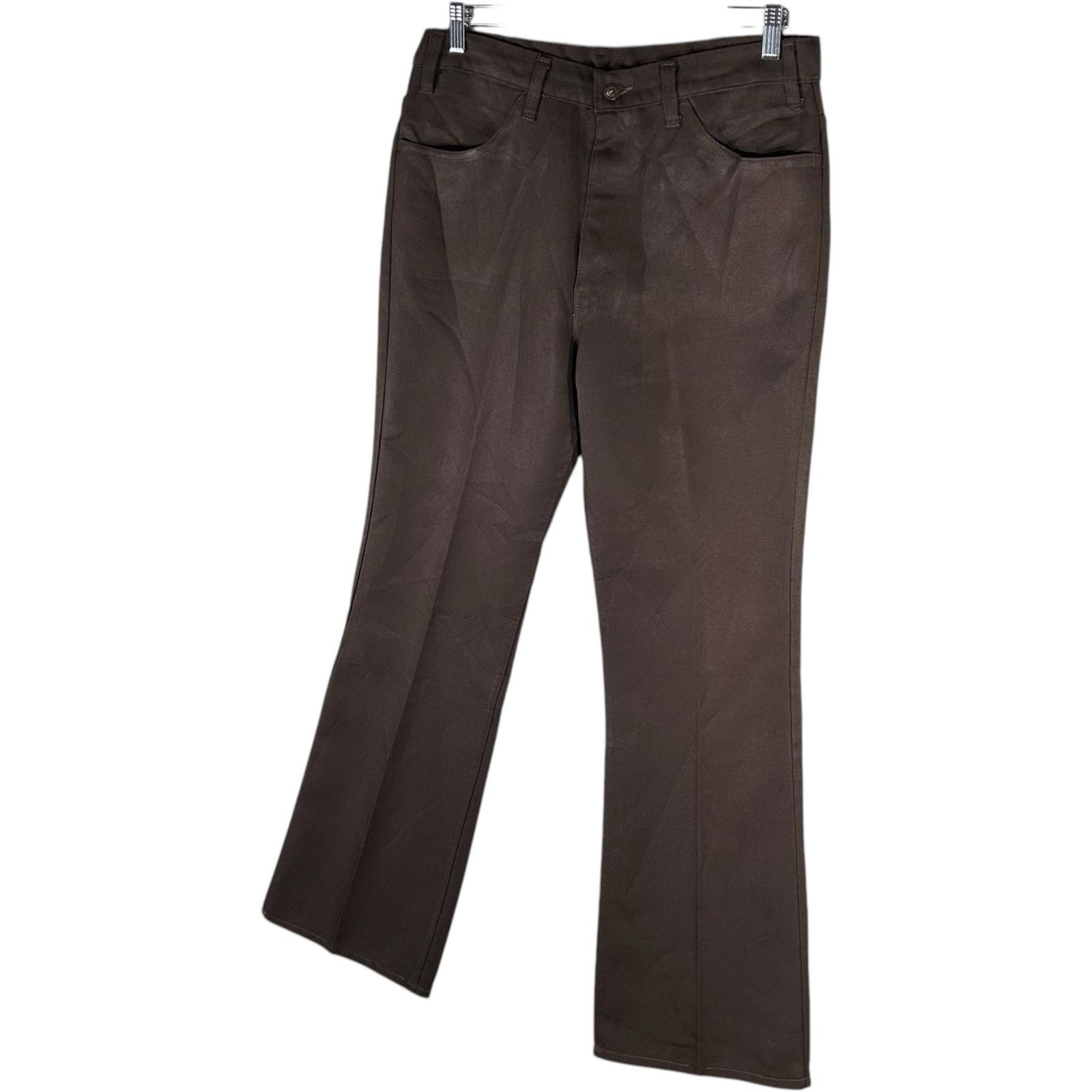 Levi's Vintage Levi's Black Tab Dacron Flare Pants 35x30 Size US 35 - 3 Thumbnail