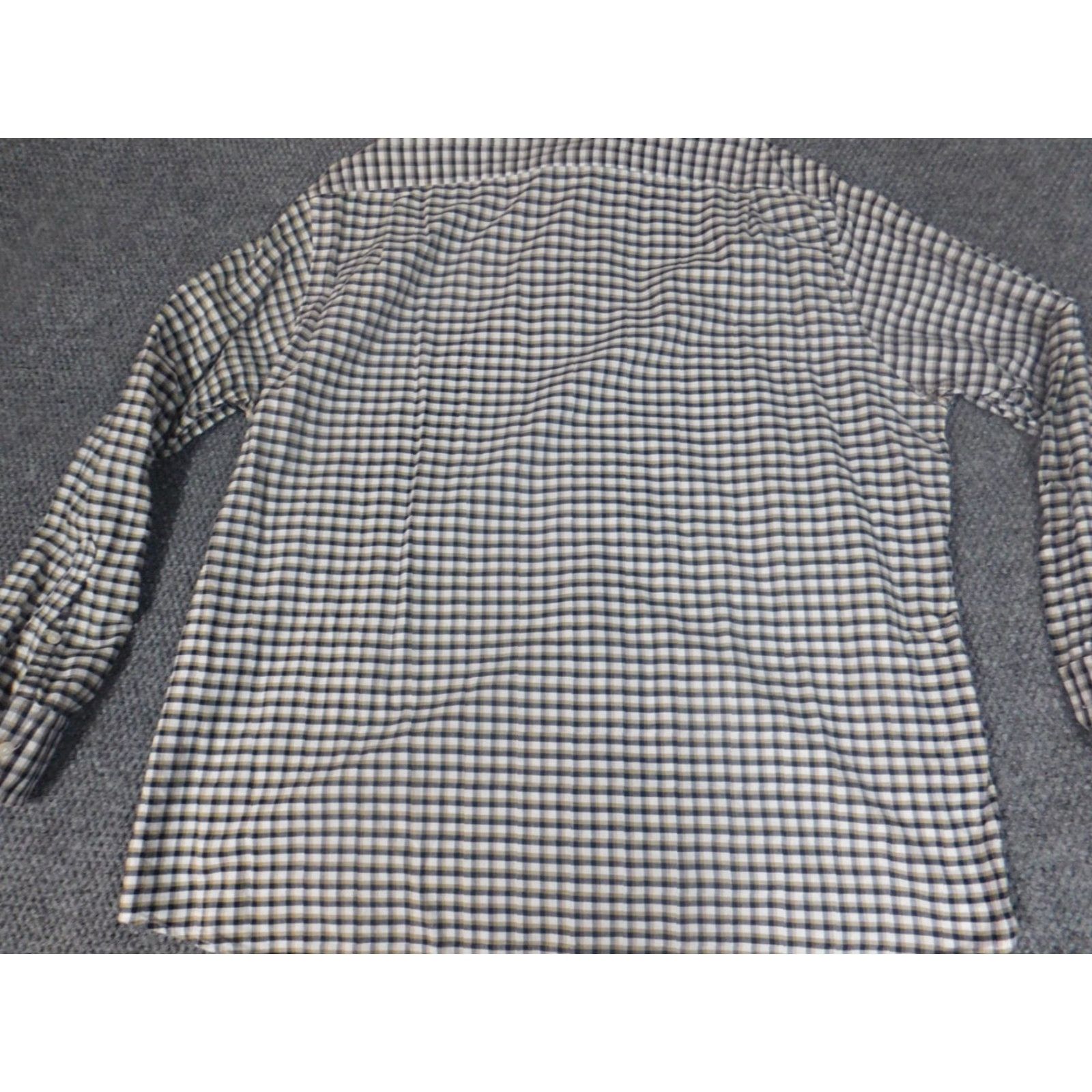 Cremieux Cremieux Mens Shirt XL gray plaid button-down long sleeve collar classic knitted cotton pocket logo Size US XL / EU 56 / 4 - 7 Thumbnail