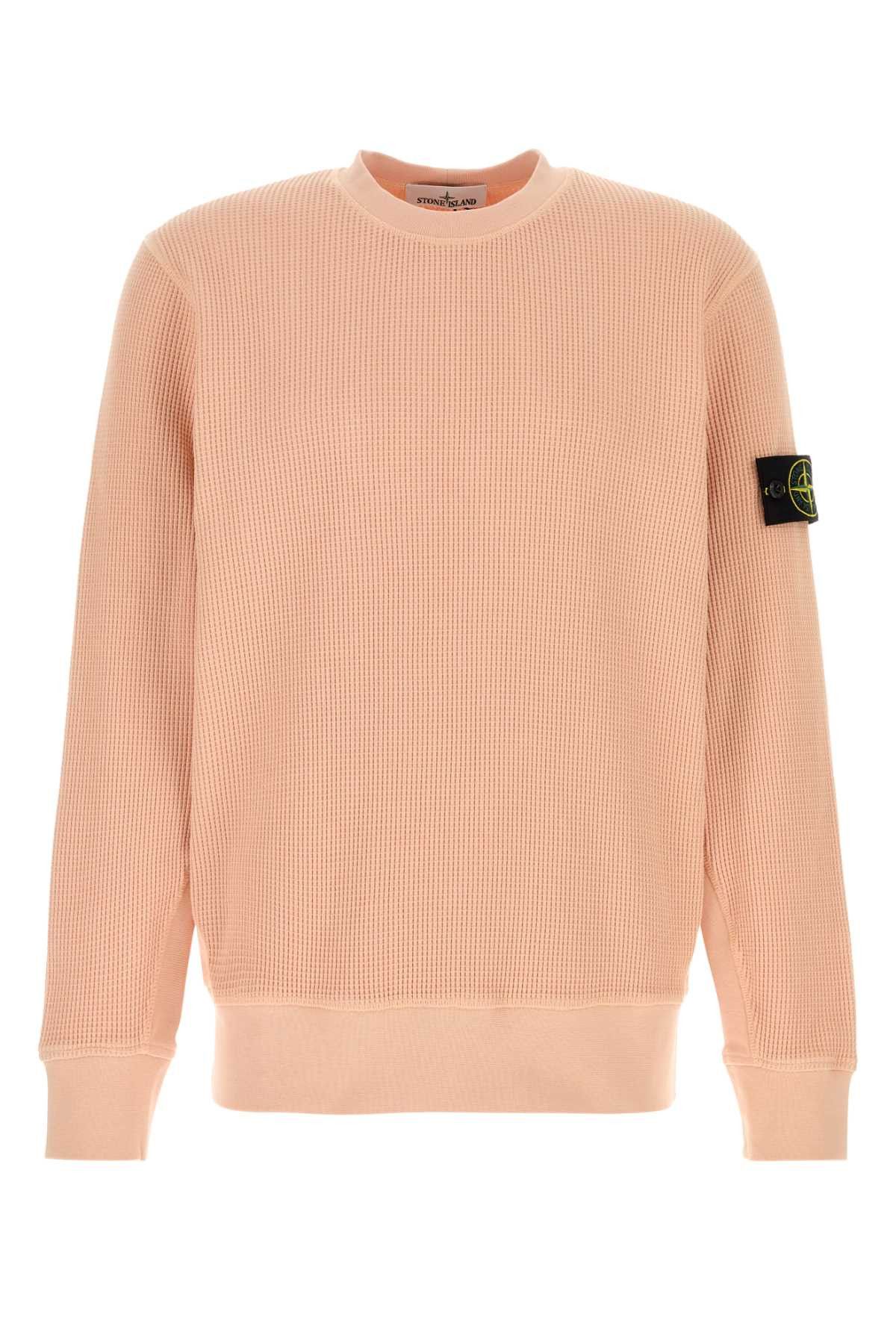 Stone Island Salmon Cotton Sweatshirt Size US XL / EU 56 / 4 - 1 Thumbnail