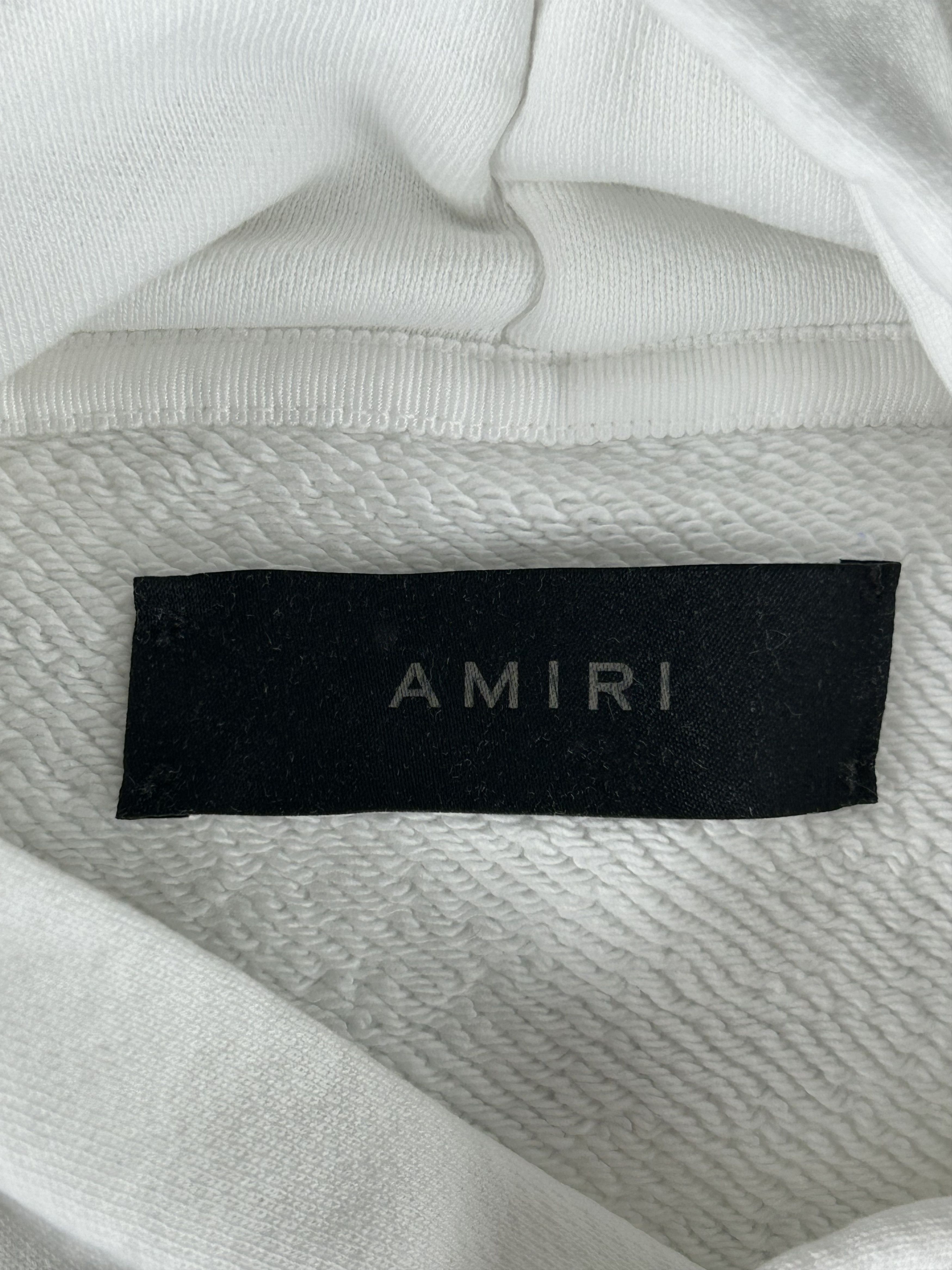Amiri Amiri White & Black Arts District Logo Hoodie Size US XXL / EU 58 / 5 - 3 Thumbnail