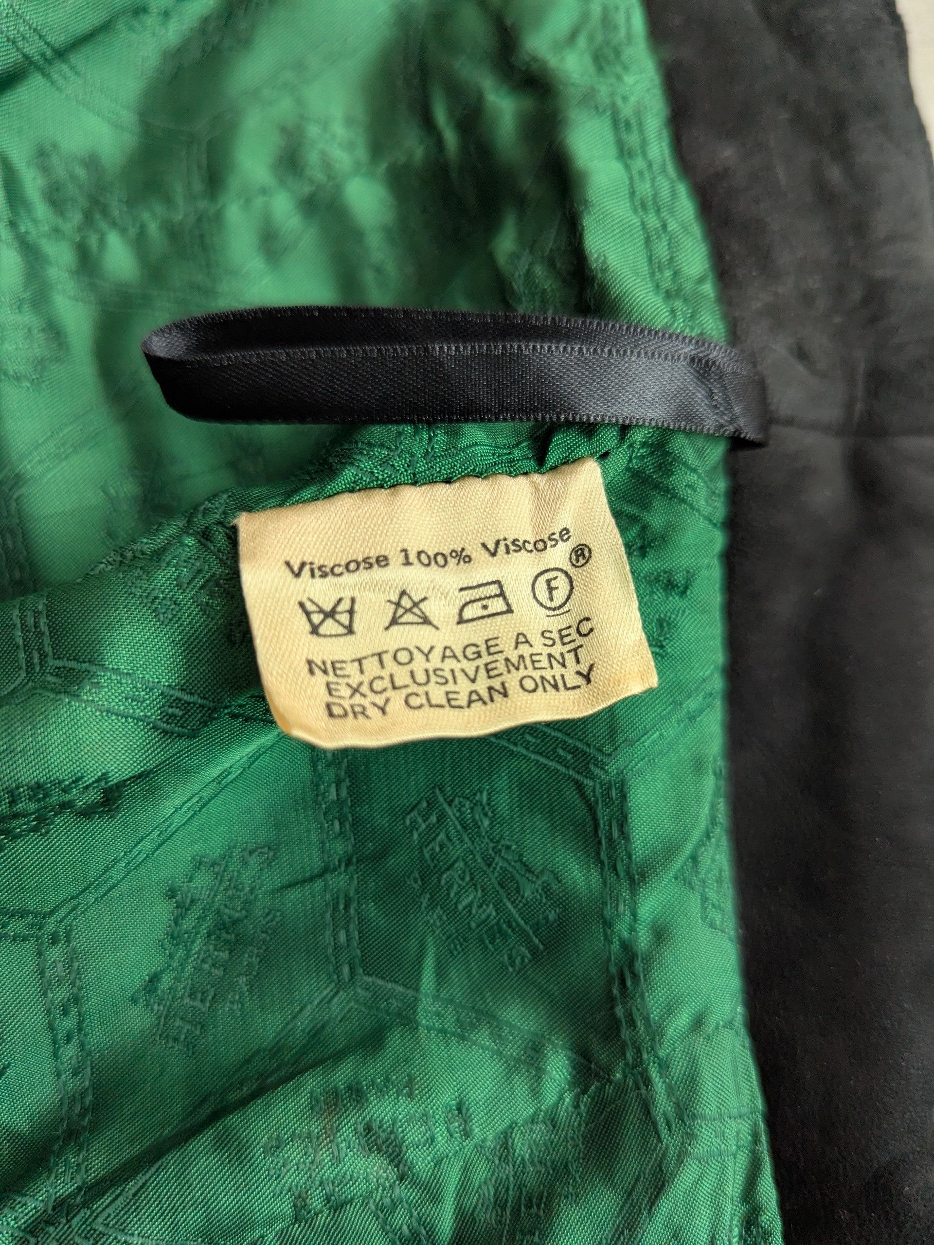 Hermes × Vintage Hermes Midi Skirt Nubuck Leather Viscose Lining Size 25" / US 0 / IT 36 - 8 Thumbnail