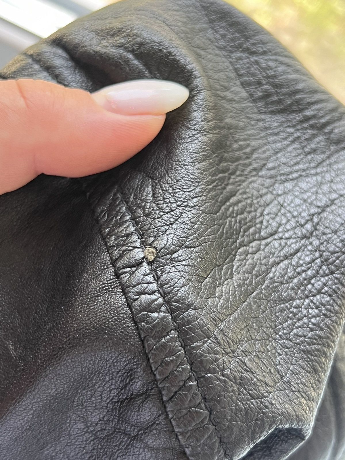 Emporio Armani Emporio Armani Leather Jacket Big Logo Size US M / EU 48-50 / 2 - 16 Thumbnail