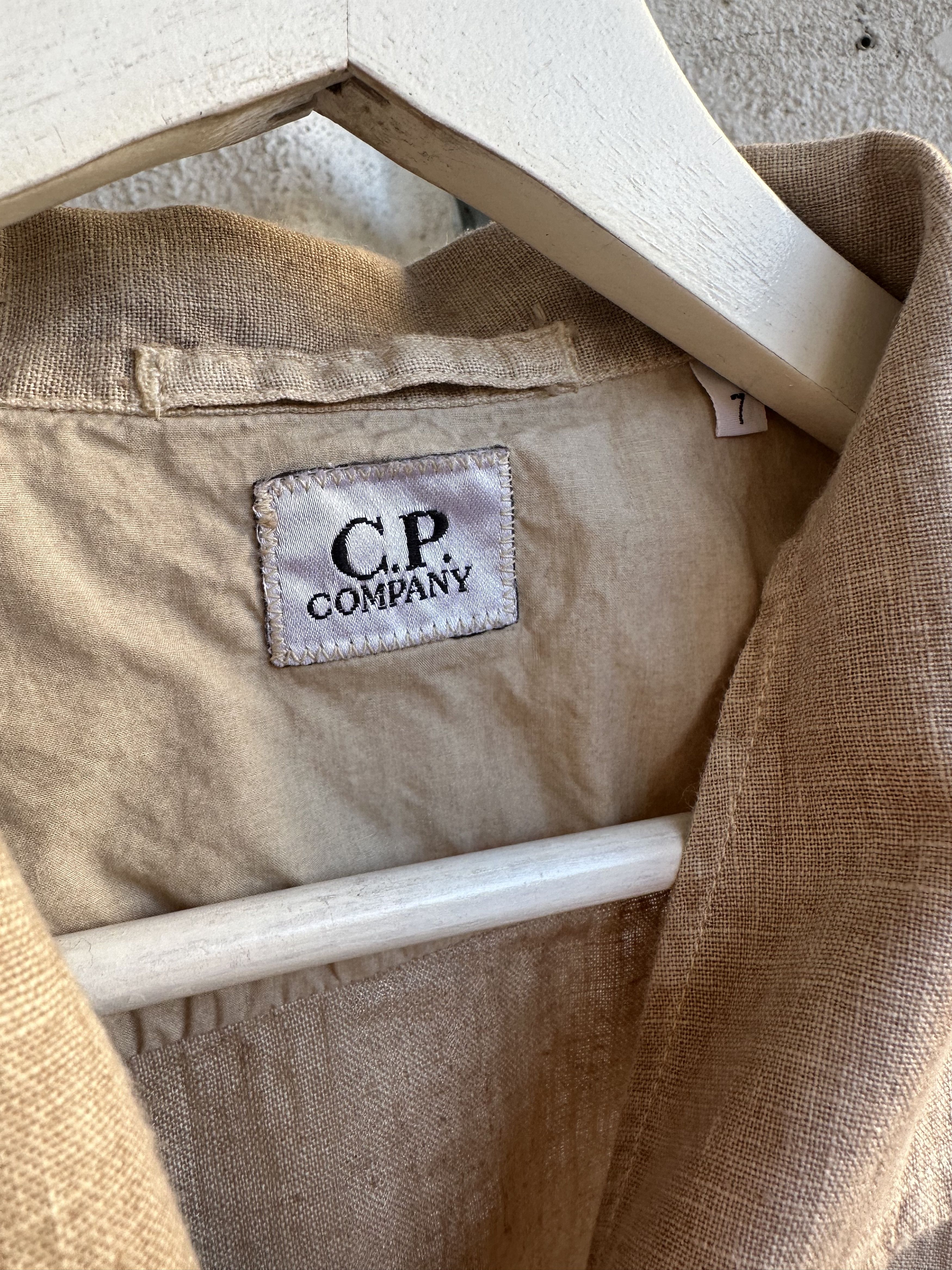 C.P. Company linen overshirt Size US XL / EU 56 / 4 - 4 Thumbnail
