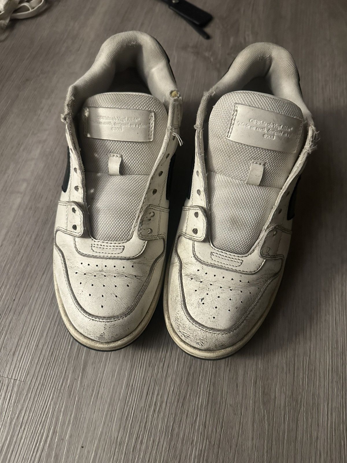 Off-White Size 7.5 - Off-White Out Of Office OOO White - 16251576 Size US 7.5 / EU 40-41 - 5 Thumbnail